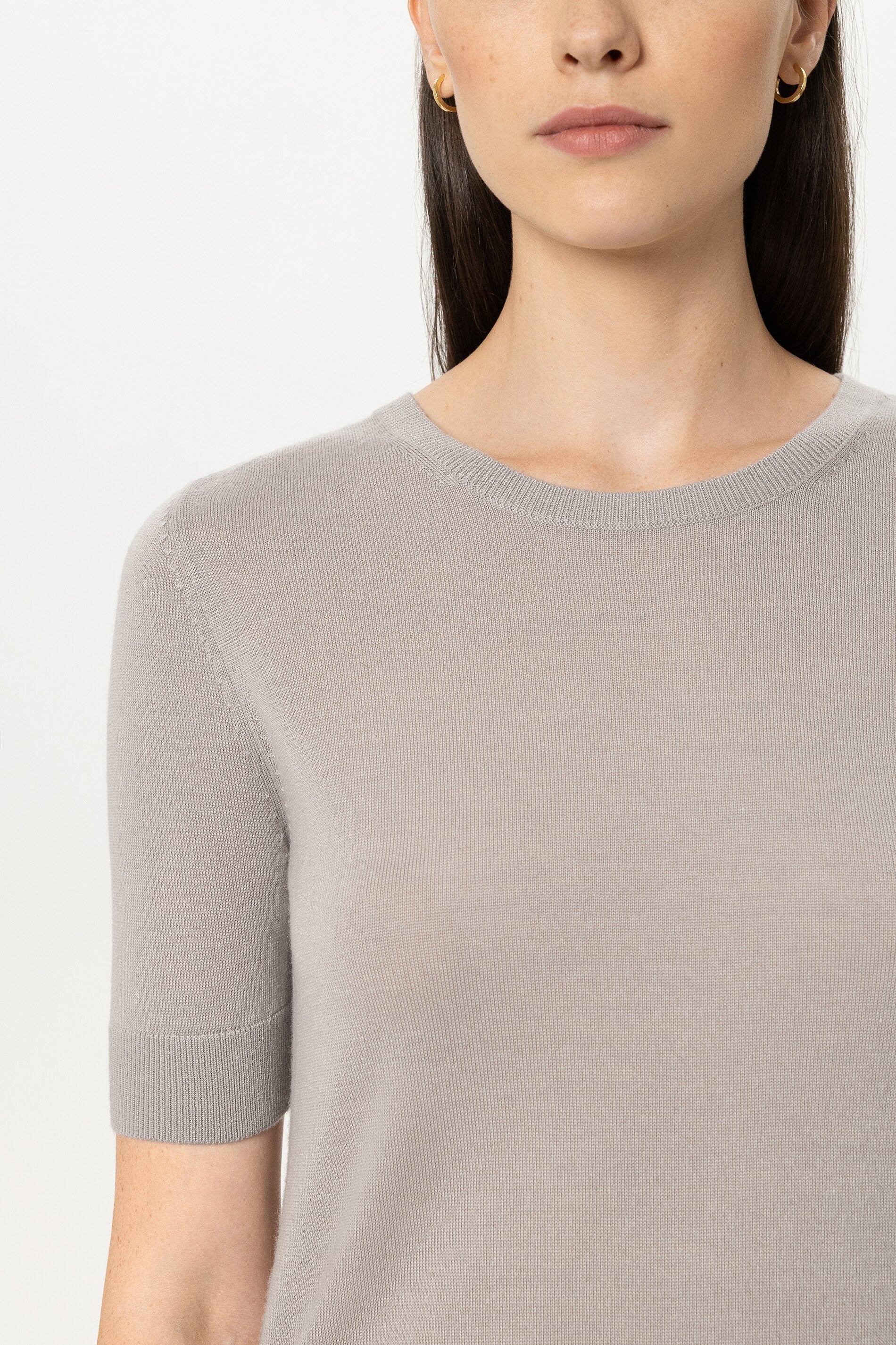 Pullover aus Woll-Mix - pearl - Standard | Model Detail