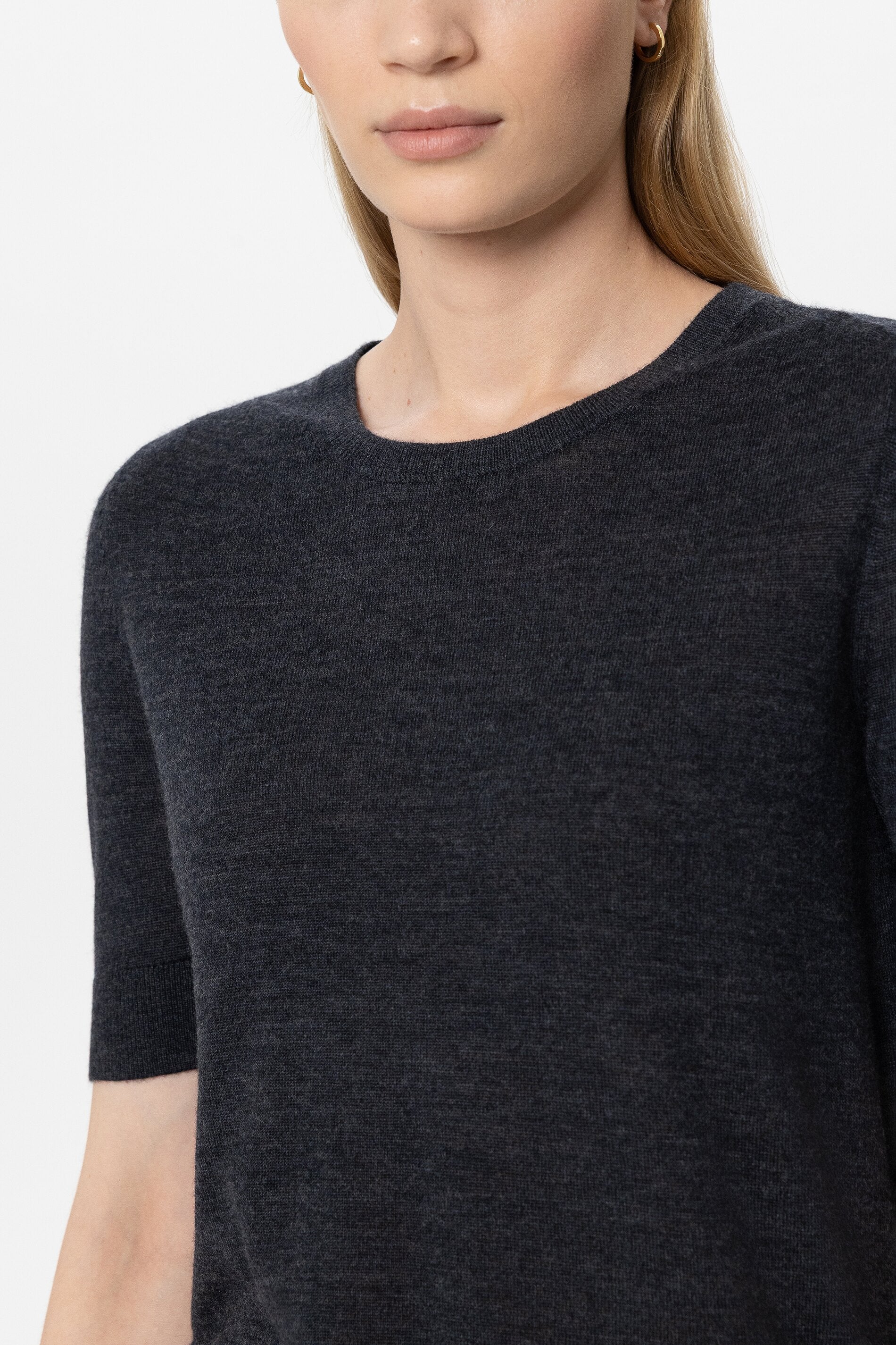 Pullover aus Woll-Mix - anthracite - Standard | Model Detail