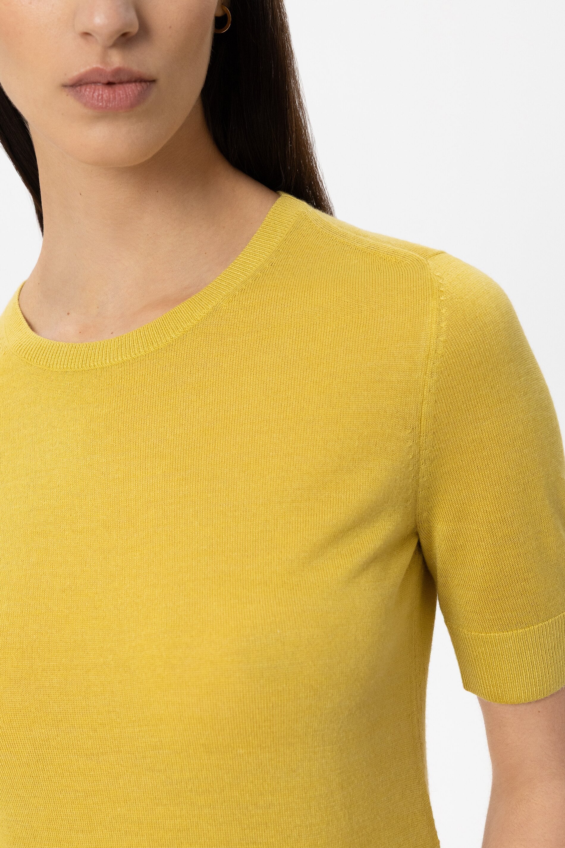 Pullover aus Woll-Mix - signal yellow - Standard | Model Detail