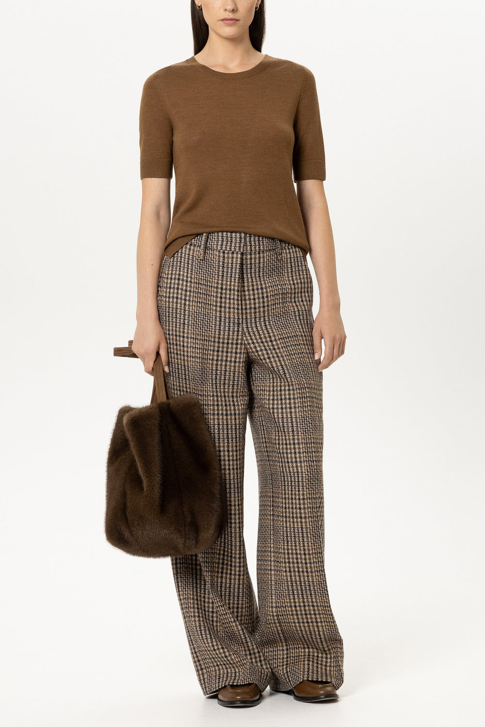 Pullover aus Woll-Mix - caramel - Standard