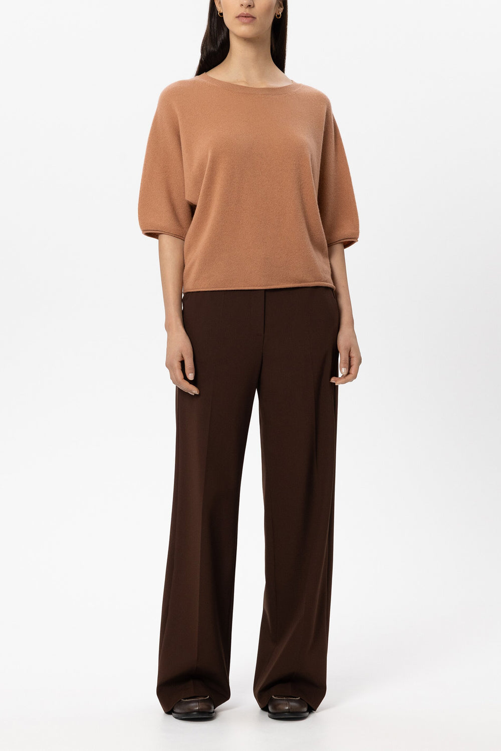 Pullover aus Kaschmir-Mix - brick - Standard