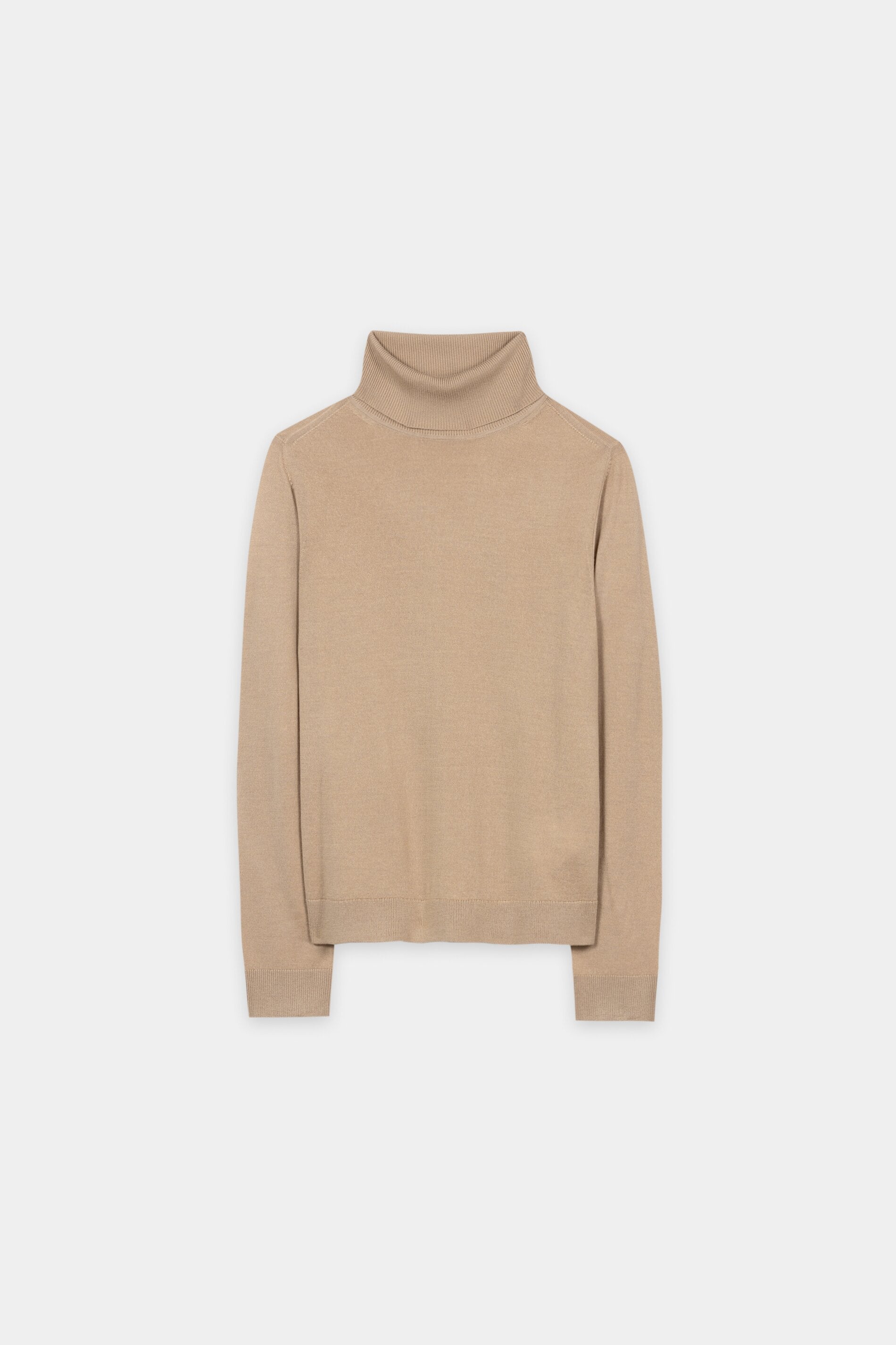 Turtleneck aus Woll-Mix - soft caramel - Standard | Artikel Front