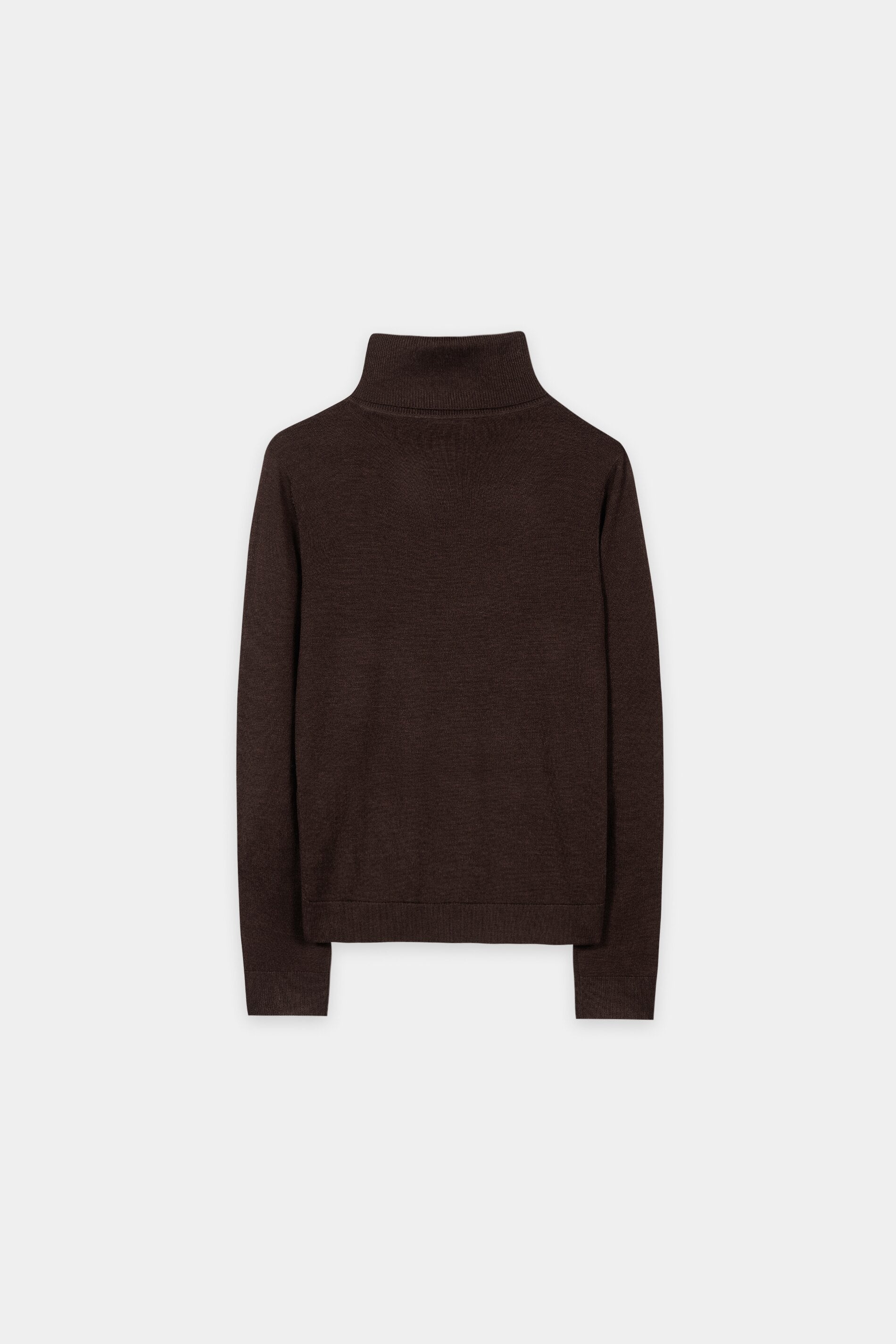 Turtleneck aus Woll-Mix - truffle - Standard | Artikel Rück