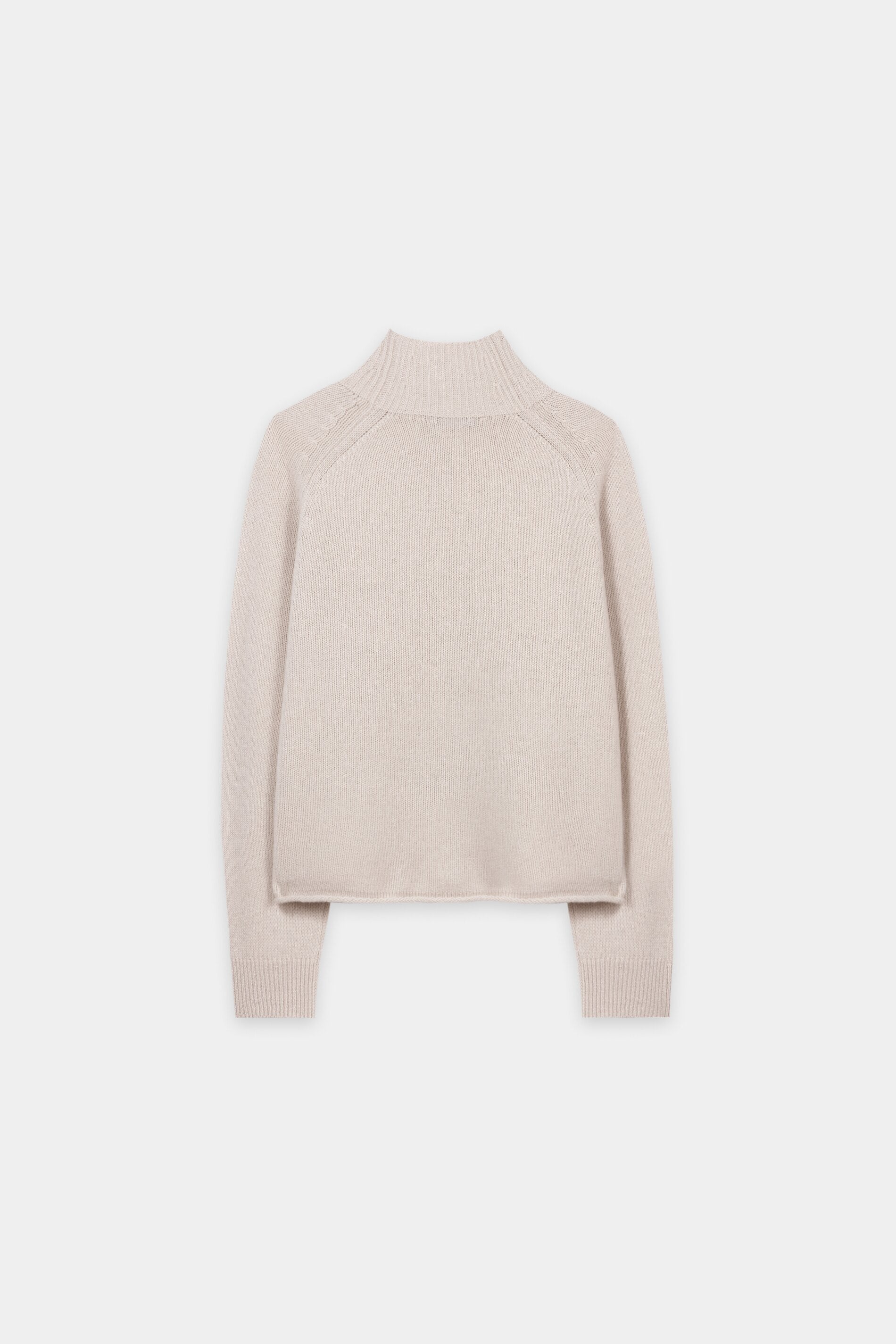 Turtleneck aus Kaschmir-Mix - pearl - Standard | Artikel Rück