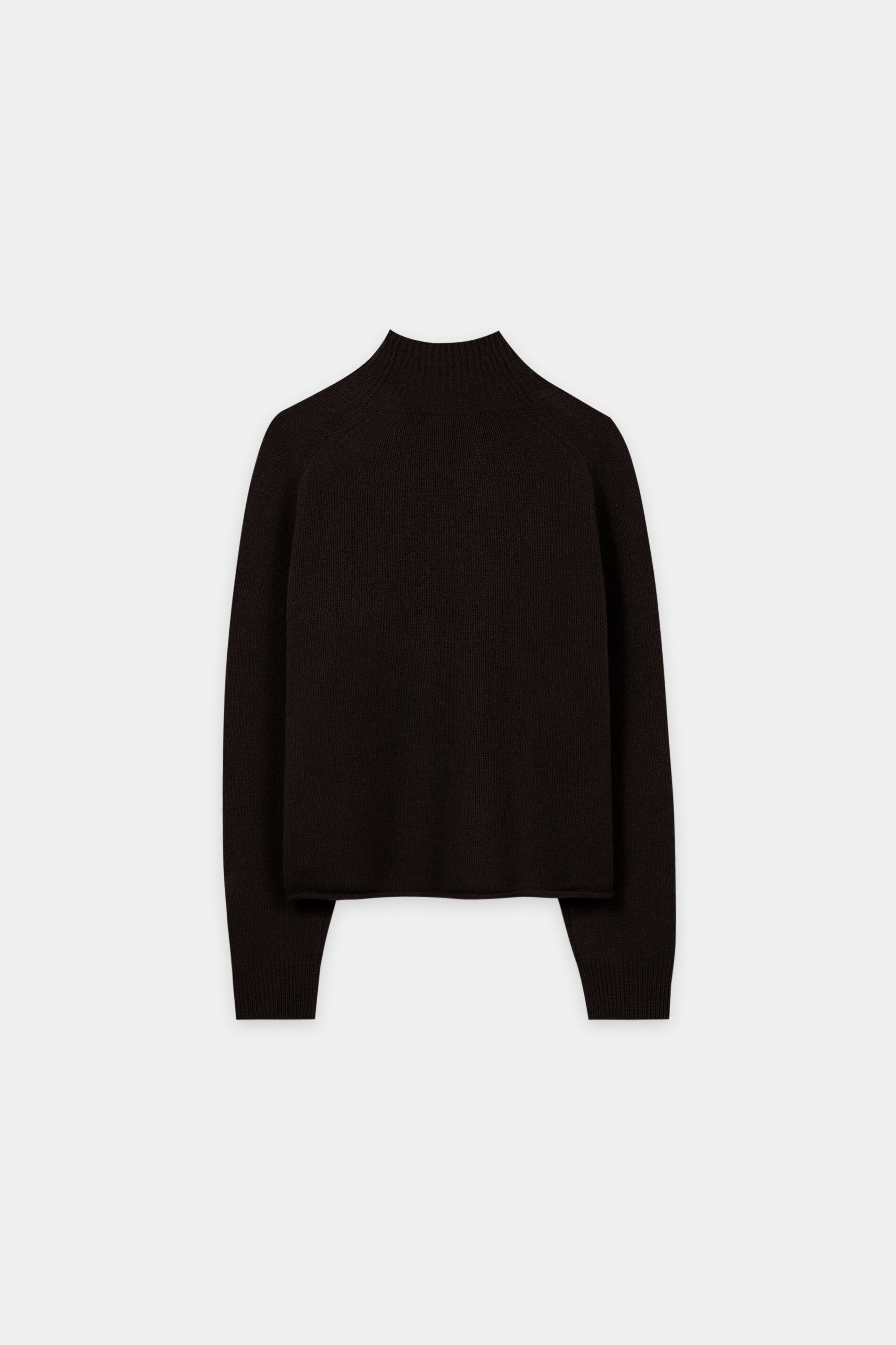 Turtleneck aus Kaschmir-Mix - truffle - Standard | Artikel Rück