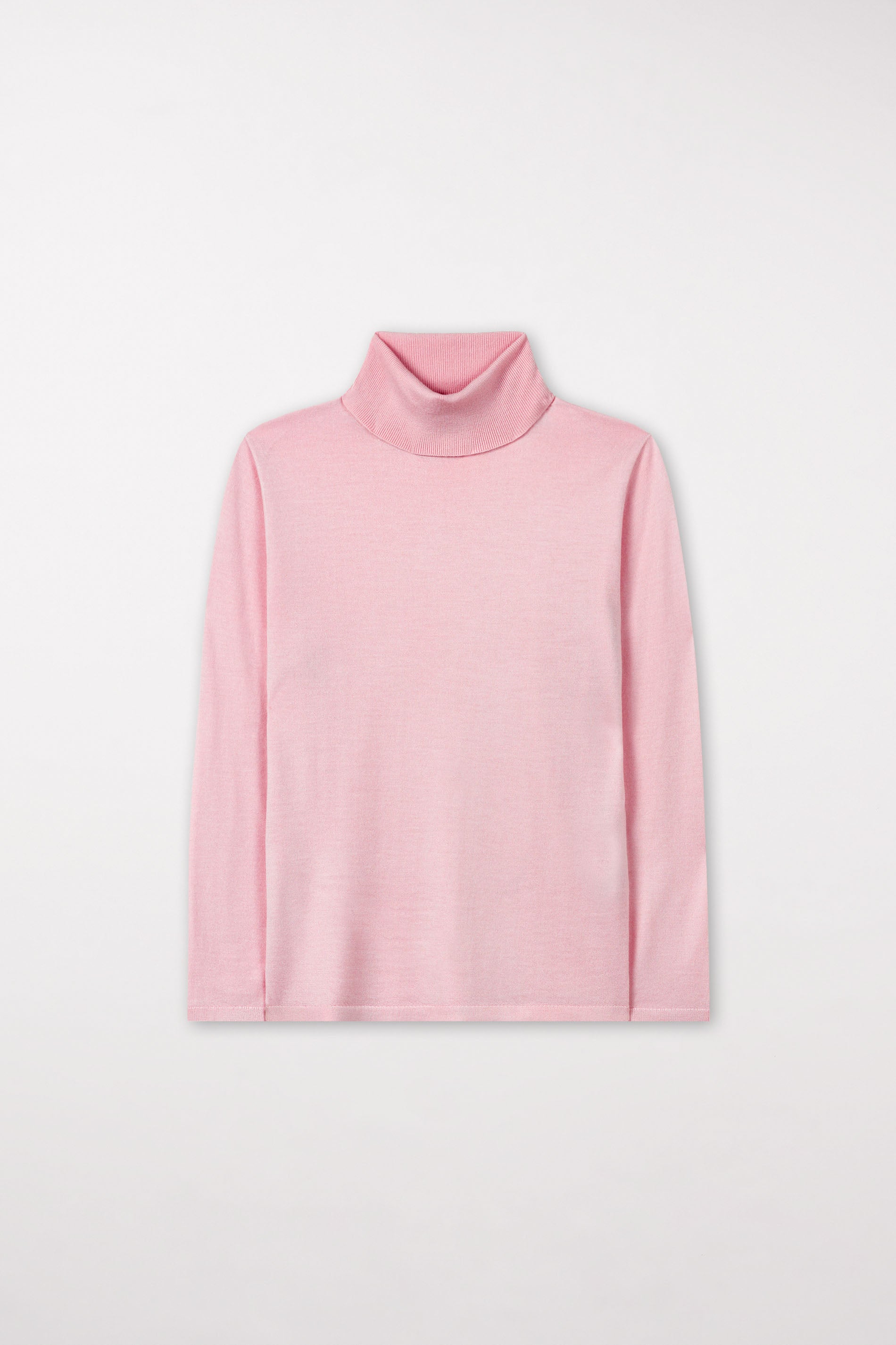 Rollkragenpulli aus Woll-Mix - bright blush - Standard | Artikel Front