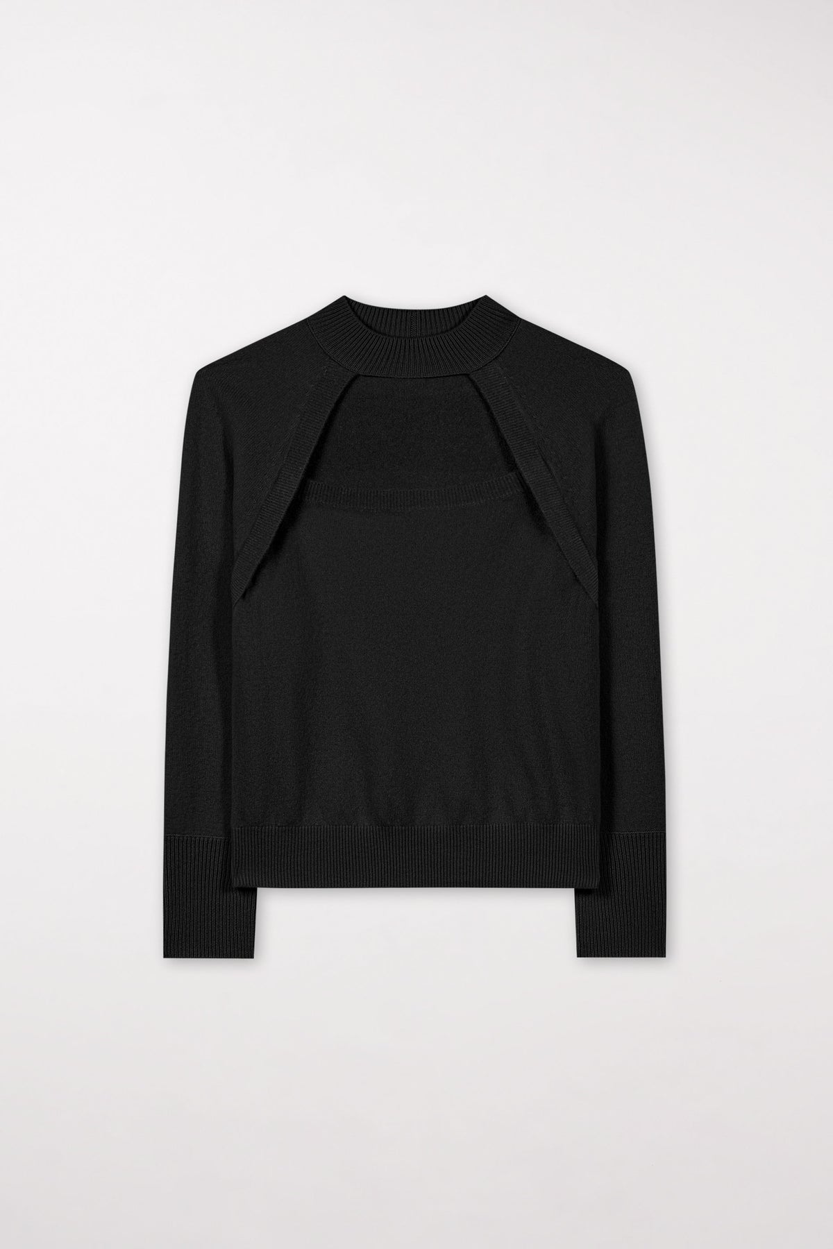 Turtleneck aus Kaschmir-Mix - deep black - Standard | Artikel Front