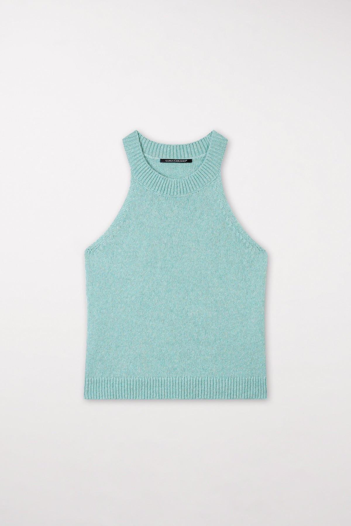 Halterneck-Top - mineral aqua - Standard | Artikel Front