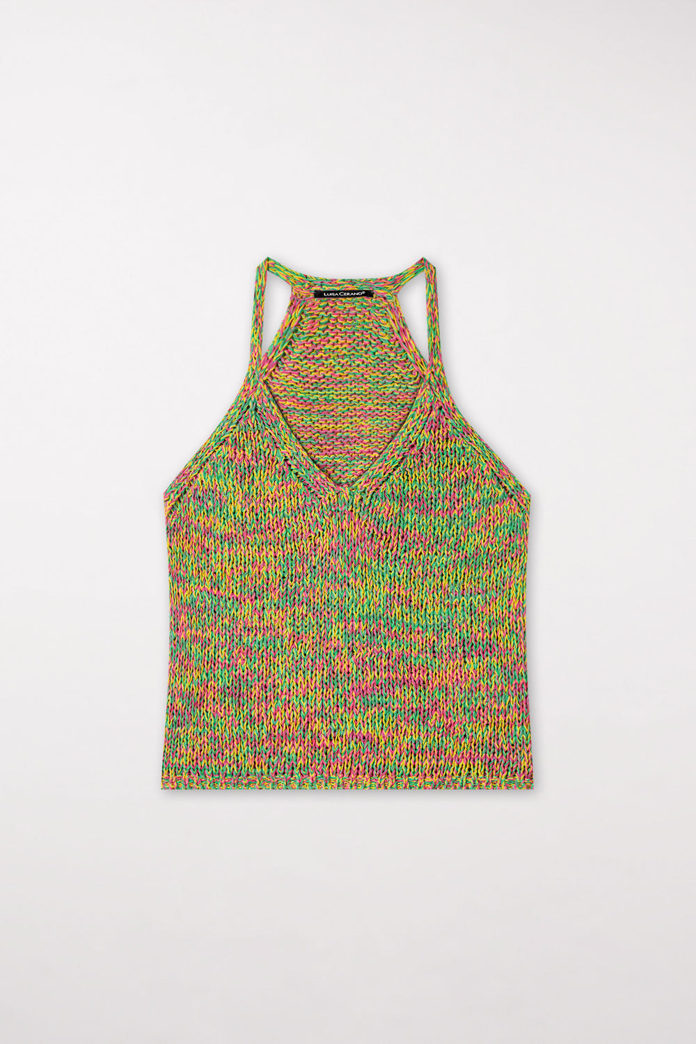 Tanktop mit V-Neck - lemon - Standard