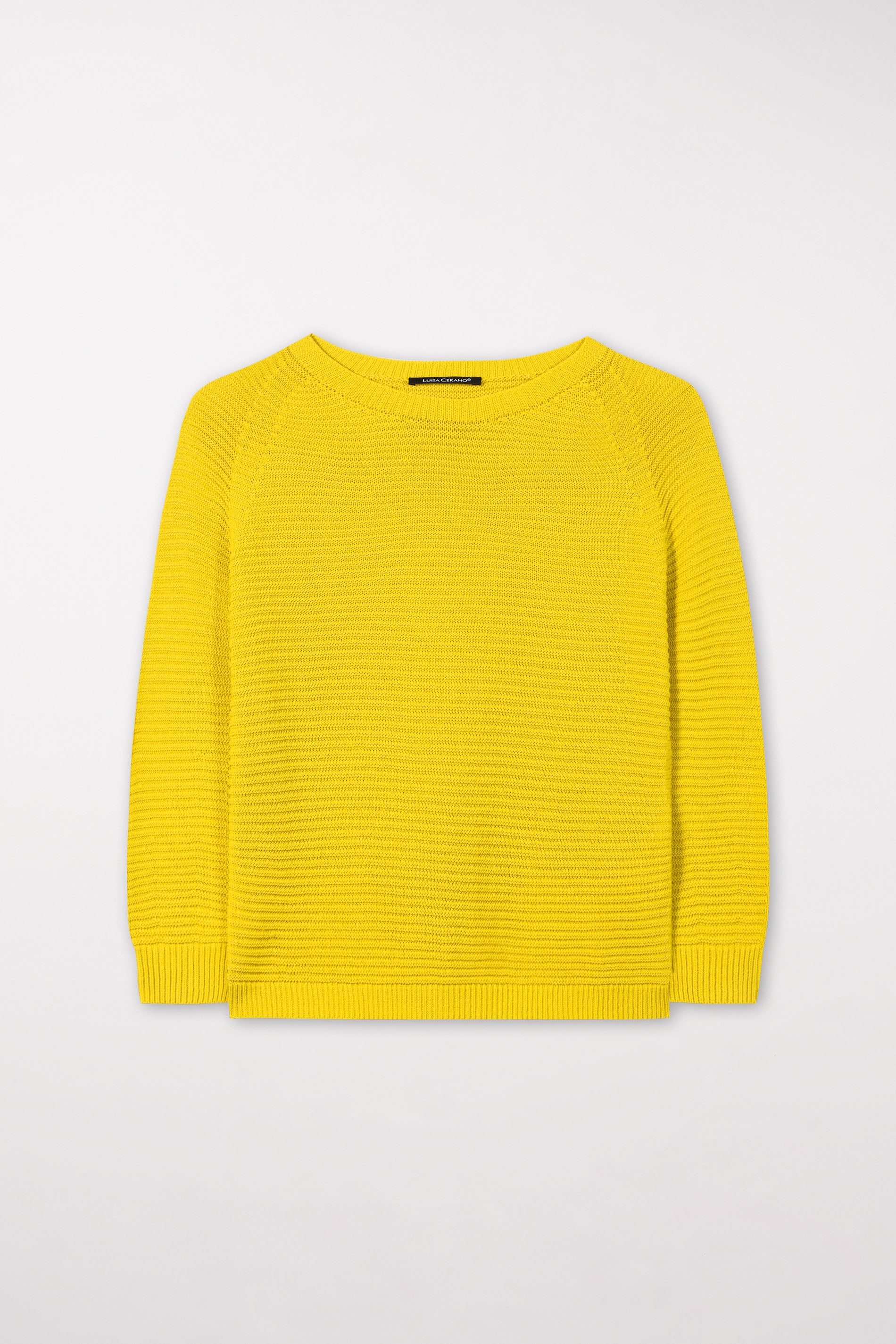 Pullover aus Baumwoll-Mix - lemon - Standard | Artikel Front