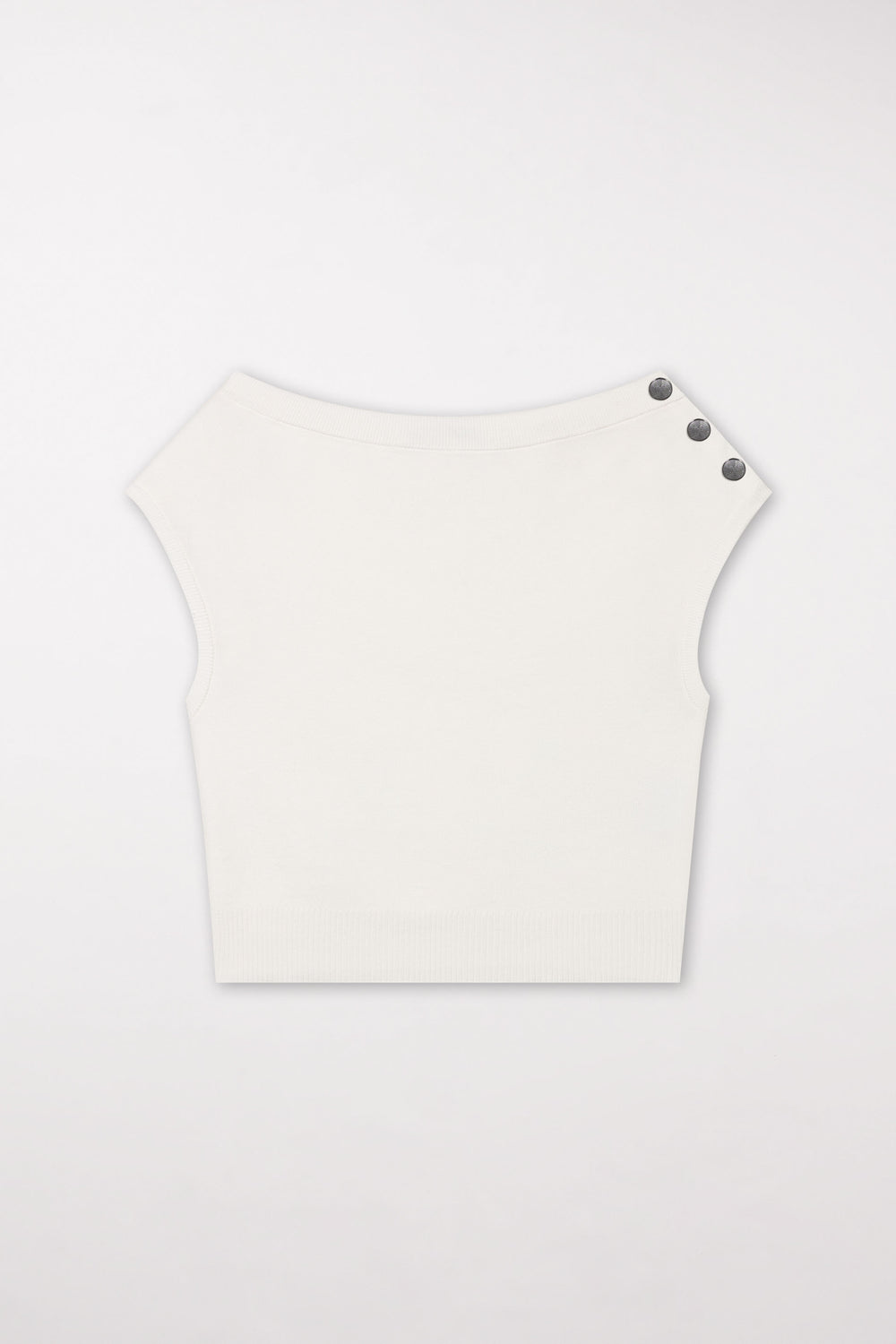 Feinstrick-Top - off-white - Standard