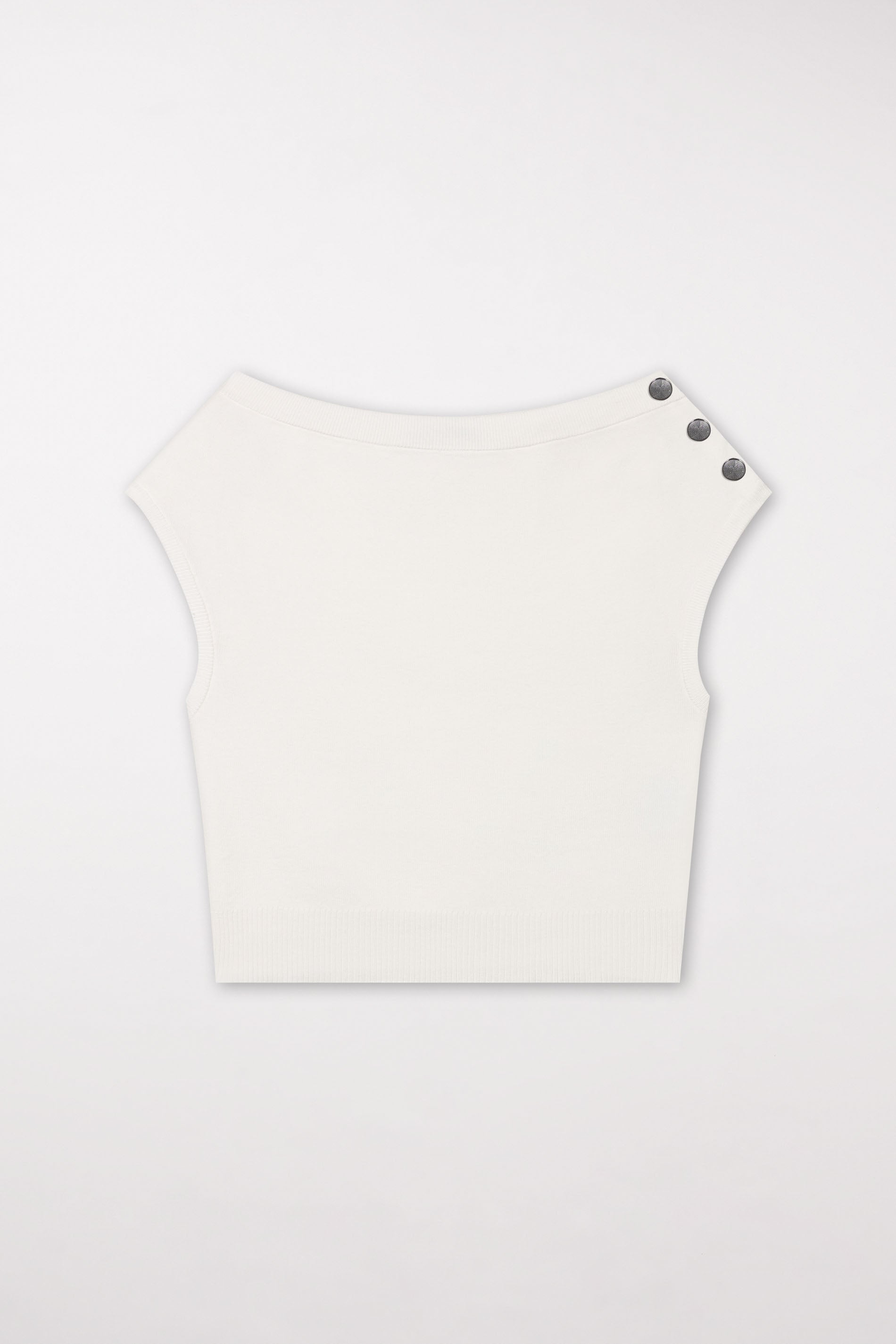 Feinstrick-Top - off-white - Standard | Artikel Front