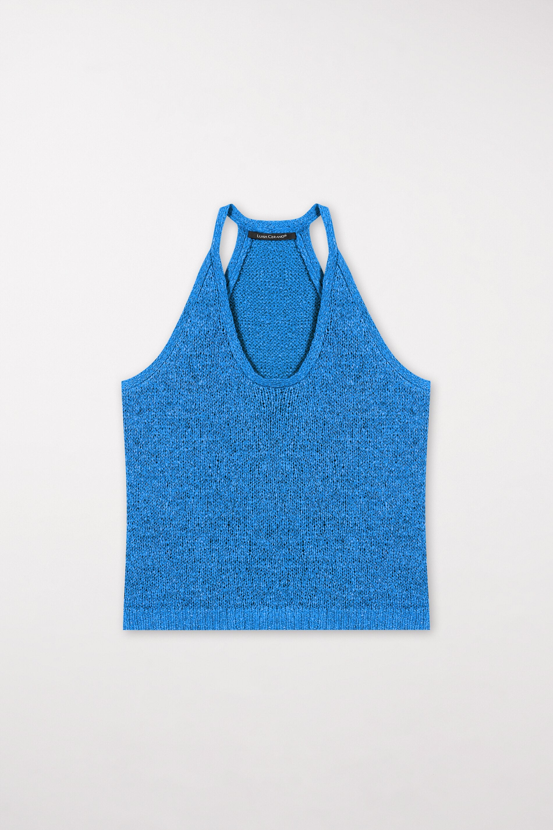 Tanktop aus Tape-Garn - azur - Standard | Artikel Front