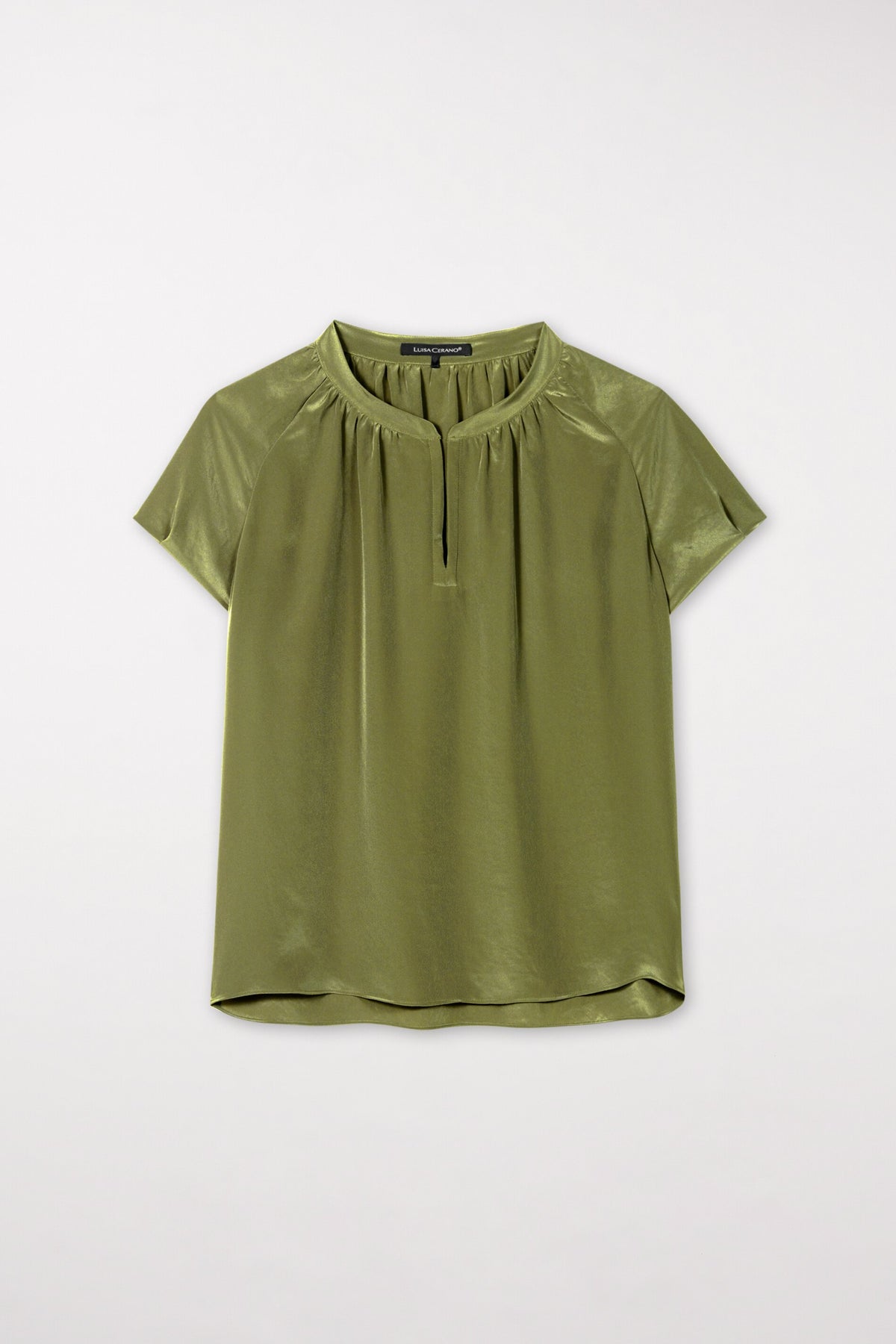 Fließendes Tunikatop - moss green - Standard | Artikel Front