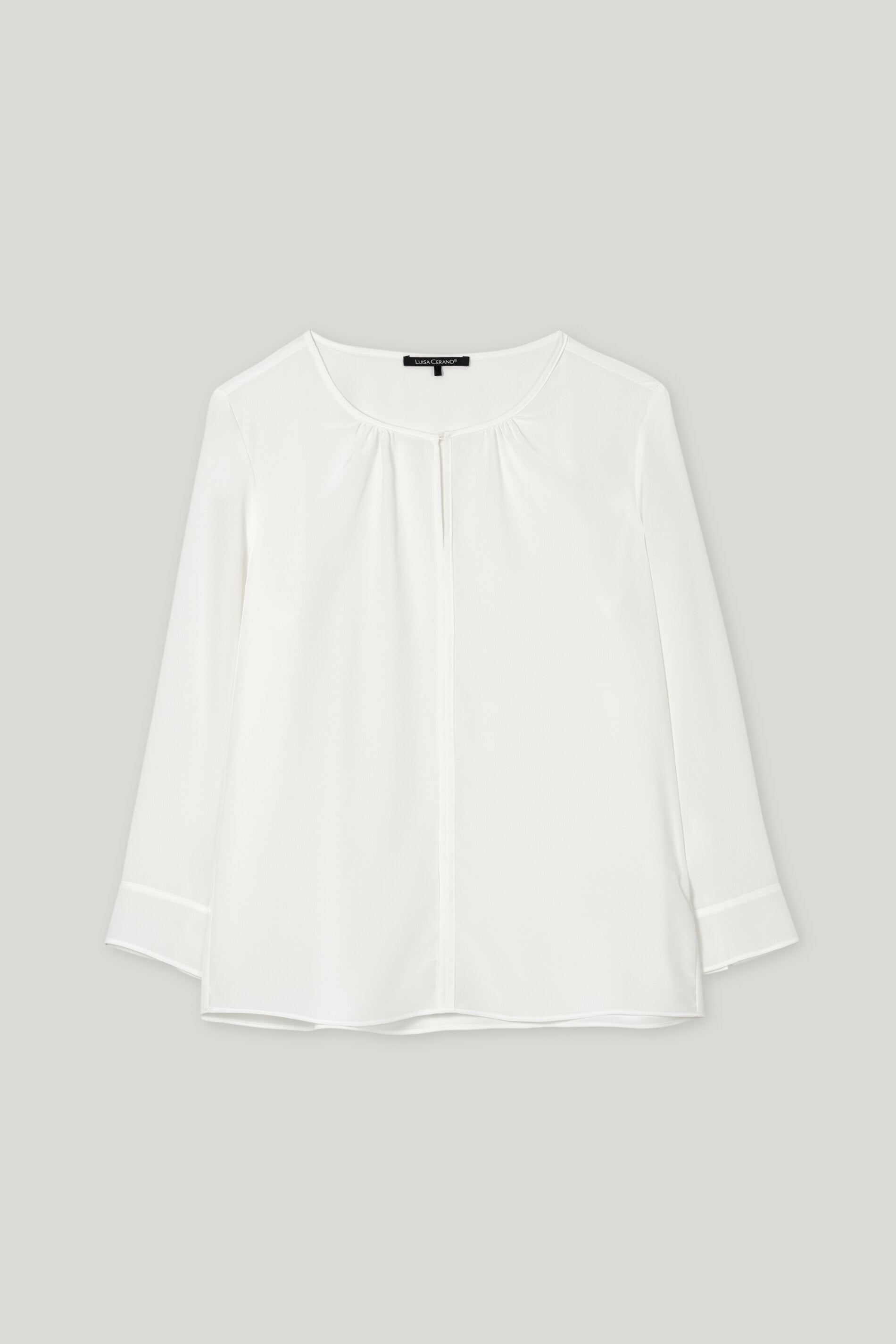 Fließendes Blusenshirt - off-white - Standard | Artikel Front