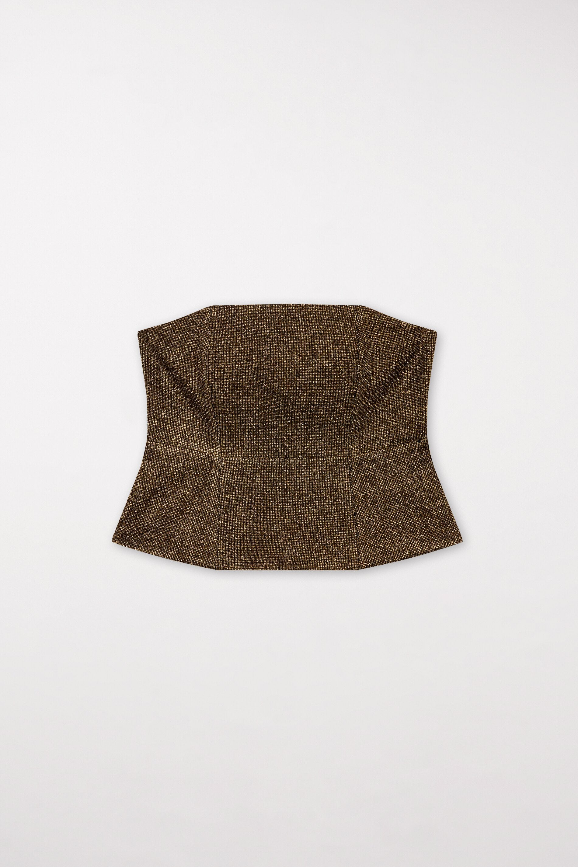 Corsage mit Metallic-Effekt - gold metallic - Standard | Artikel Front