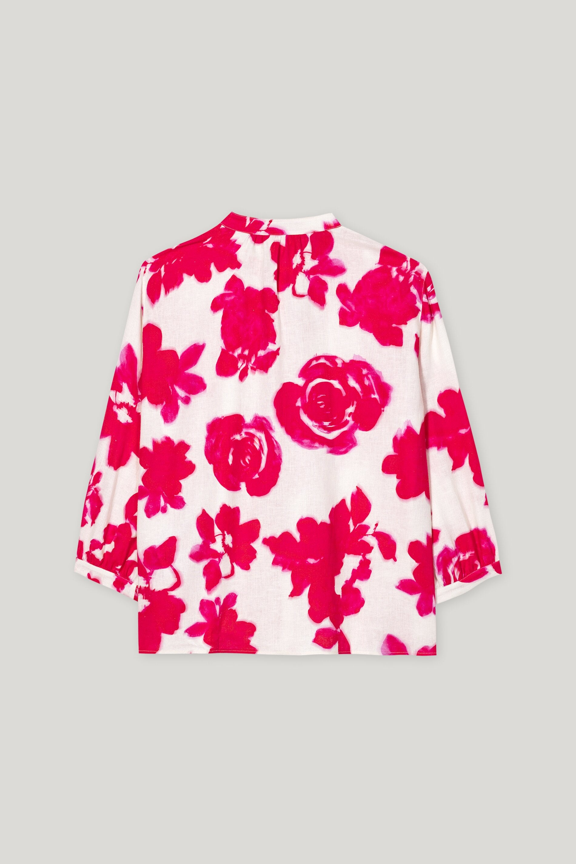 Tunikabluse mit Flower-Print - blossom pink - multi - Standard | Artikel Rück
