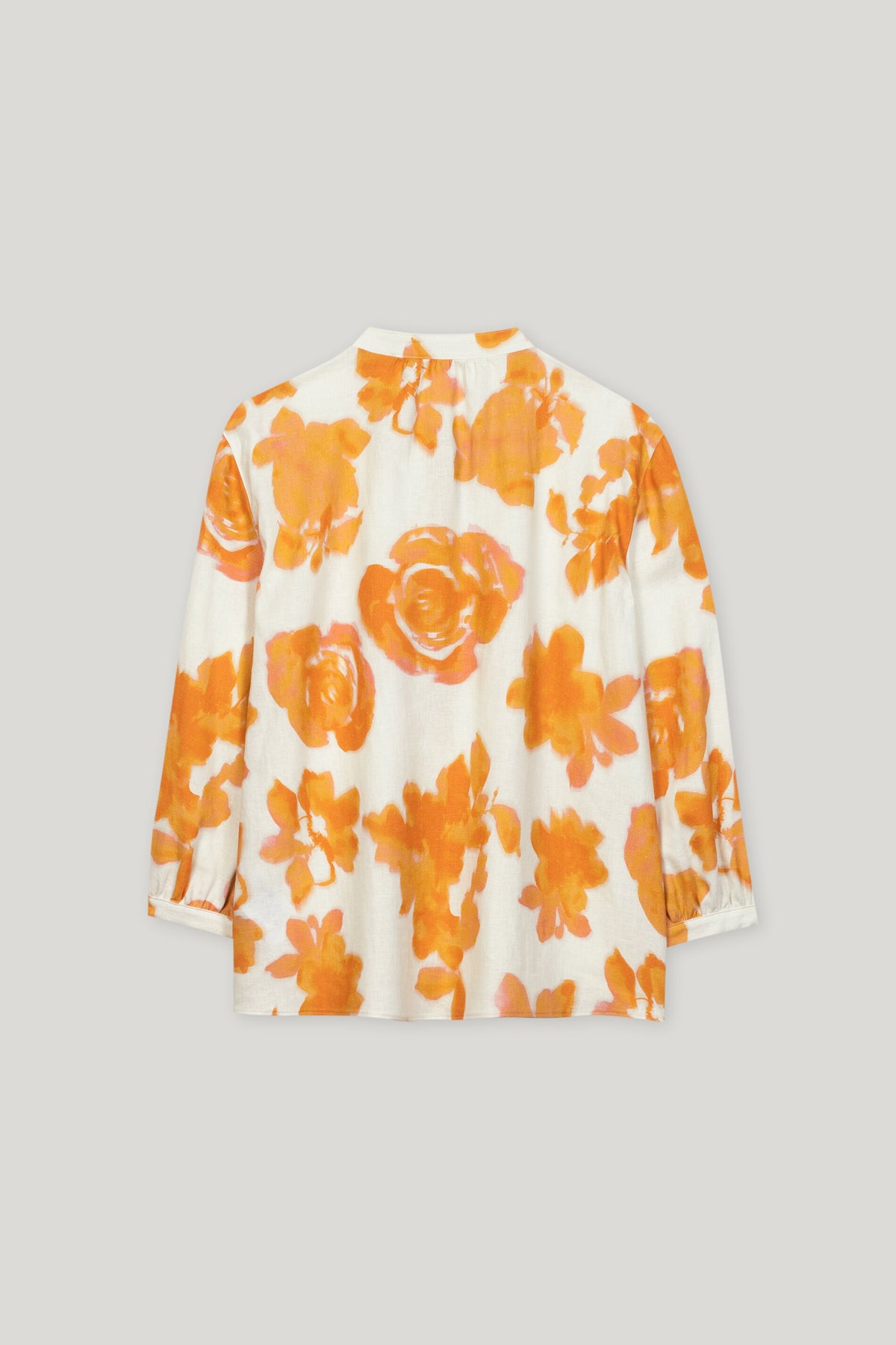Tunikabluse mit Flower-Print - peachy orange - multi - Standard | Artikel Rück