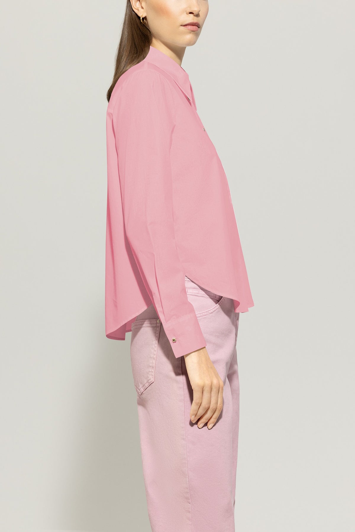 Tunikabluse aus Baumwolle - cherry blossom - Standard | Model Seite