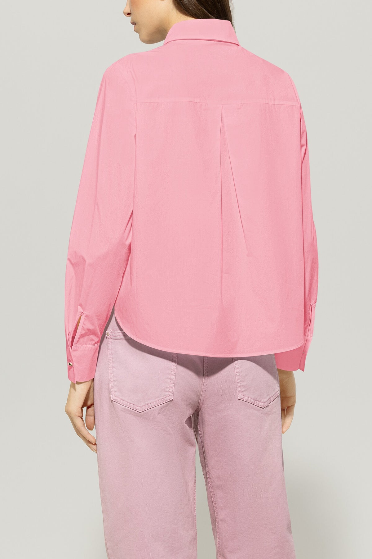 Tunikabluse aus Baumwolle - cherry blossom - Standard | Model Rück