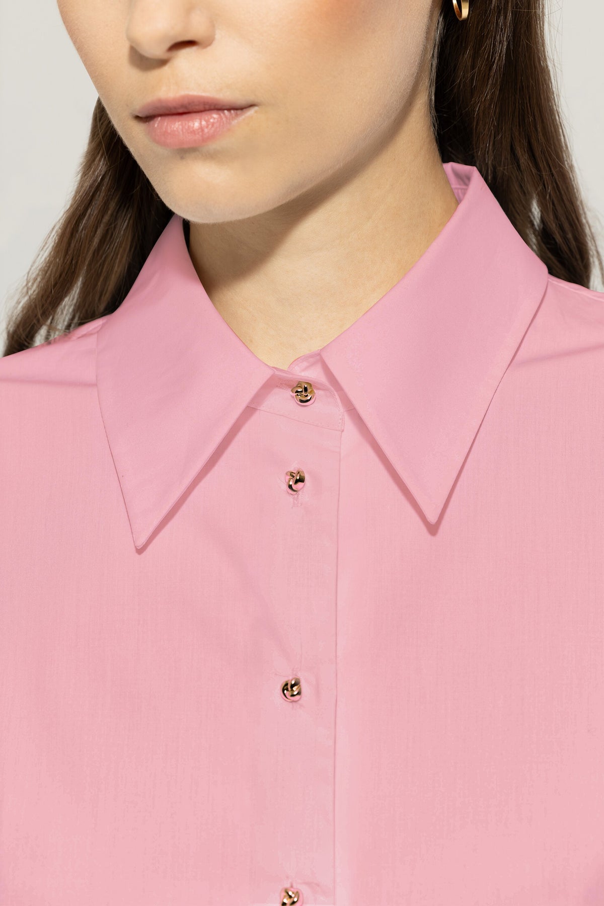 Tunikabluse aus Baumwolle - cherry blossom - Standard | Model Detail