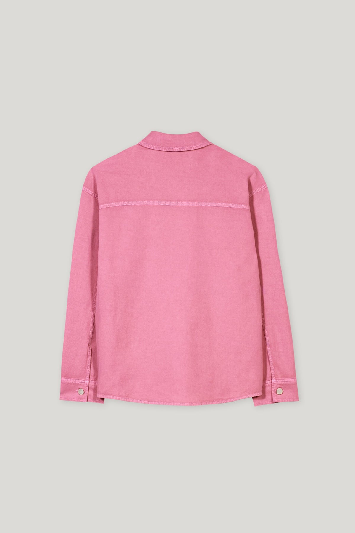 Denim-Bluse aus Leinen-Mix - cherry blossom - Standard | Artikel Rück