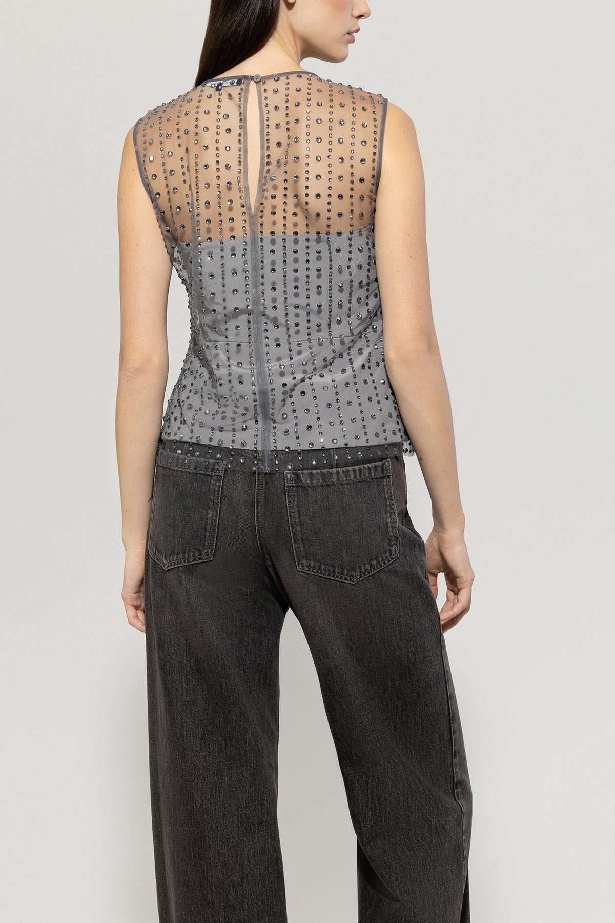 Top in Mesh-Optik - multi - Standard | Model Rück