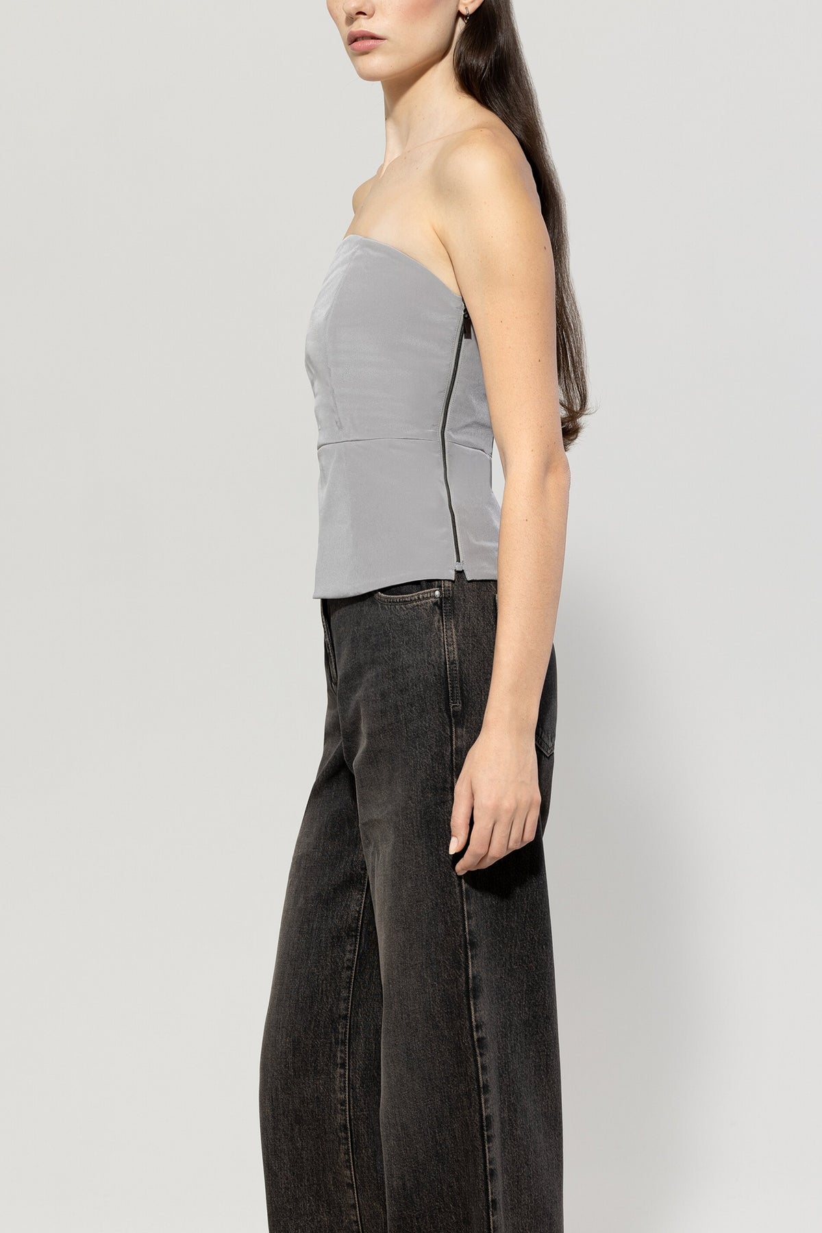 Satin-Corsage - multi - Standard | Model Seite