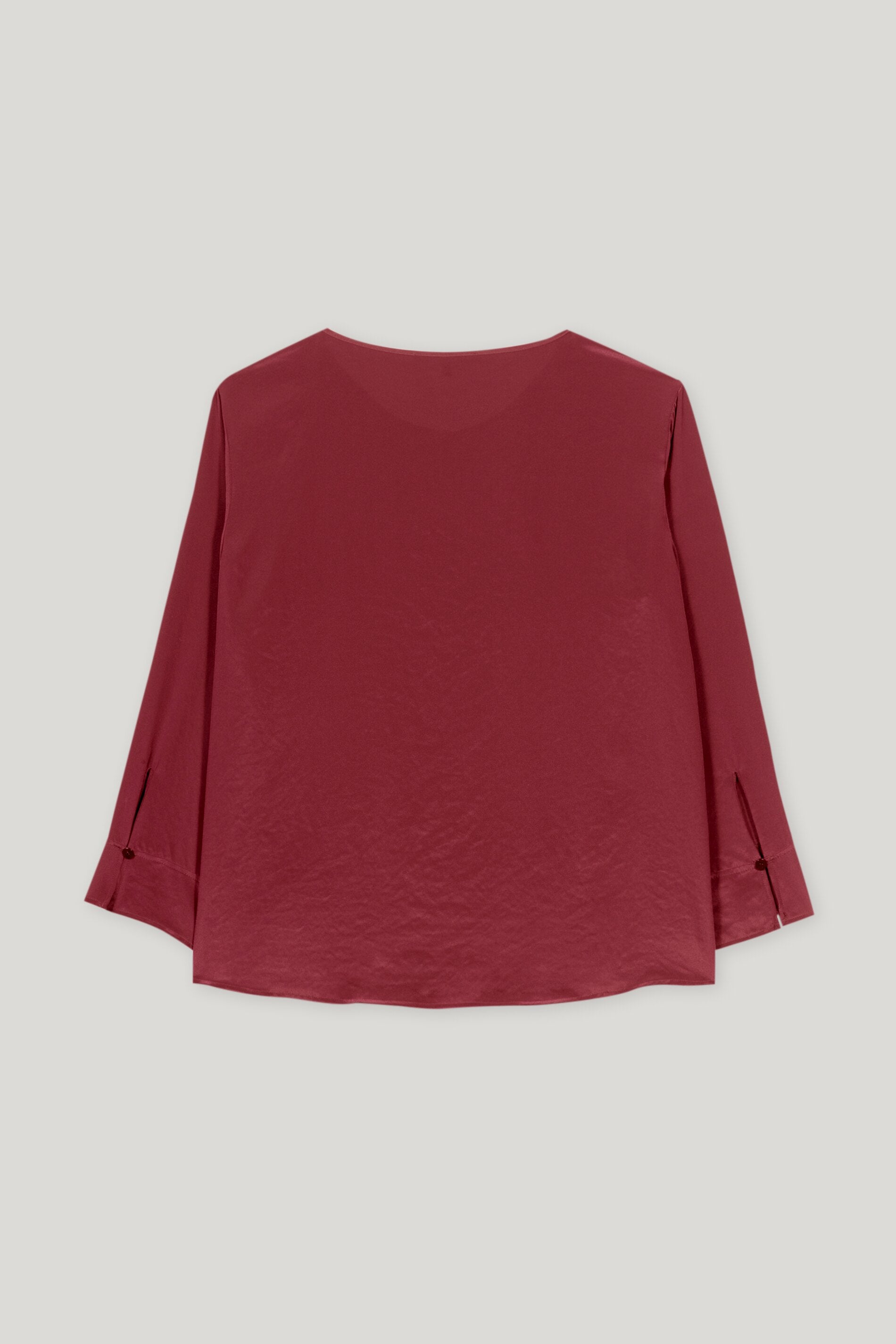 Fließendes Blusenshirt - berry red - Standard | Artikel Rück