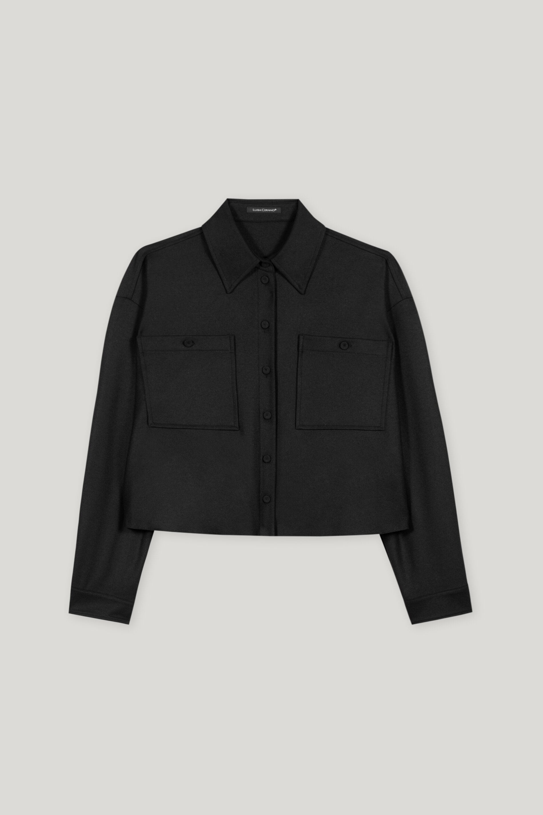 Flanell-Hemd - deep black - Standard | Artikel Front