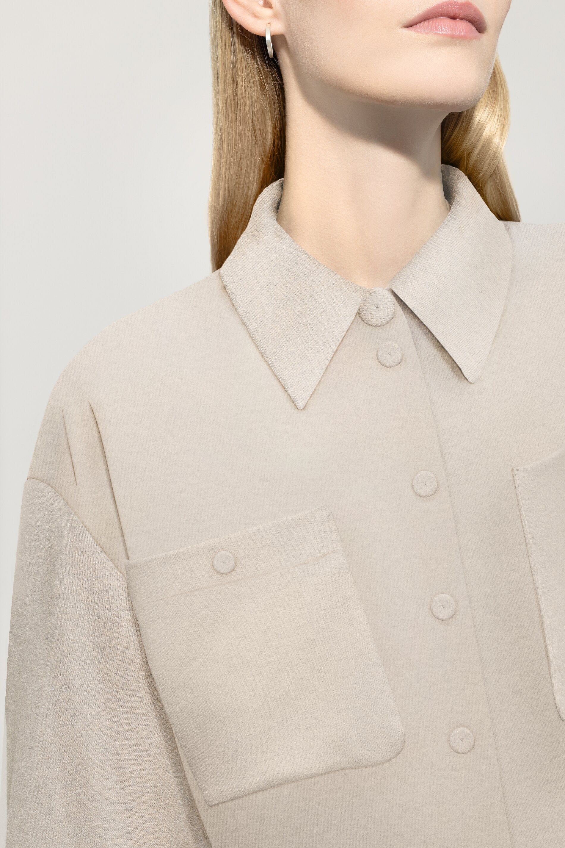 Flanell-Hemd - oyster - Standard | Model Detail