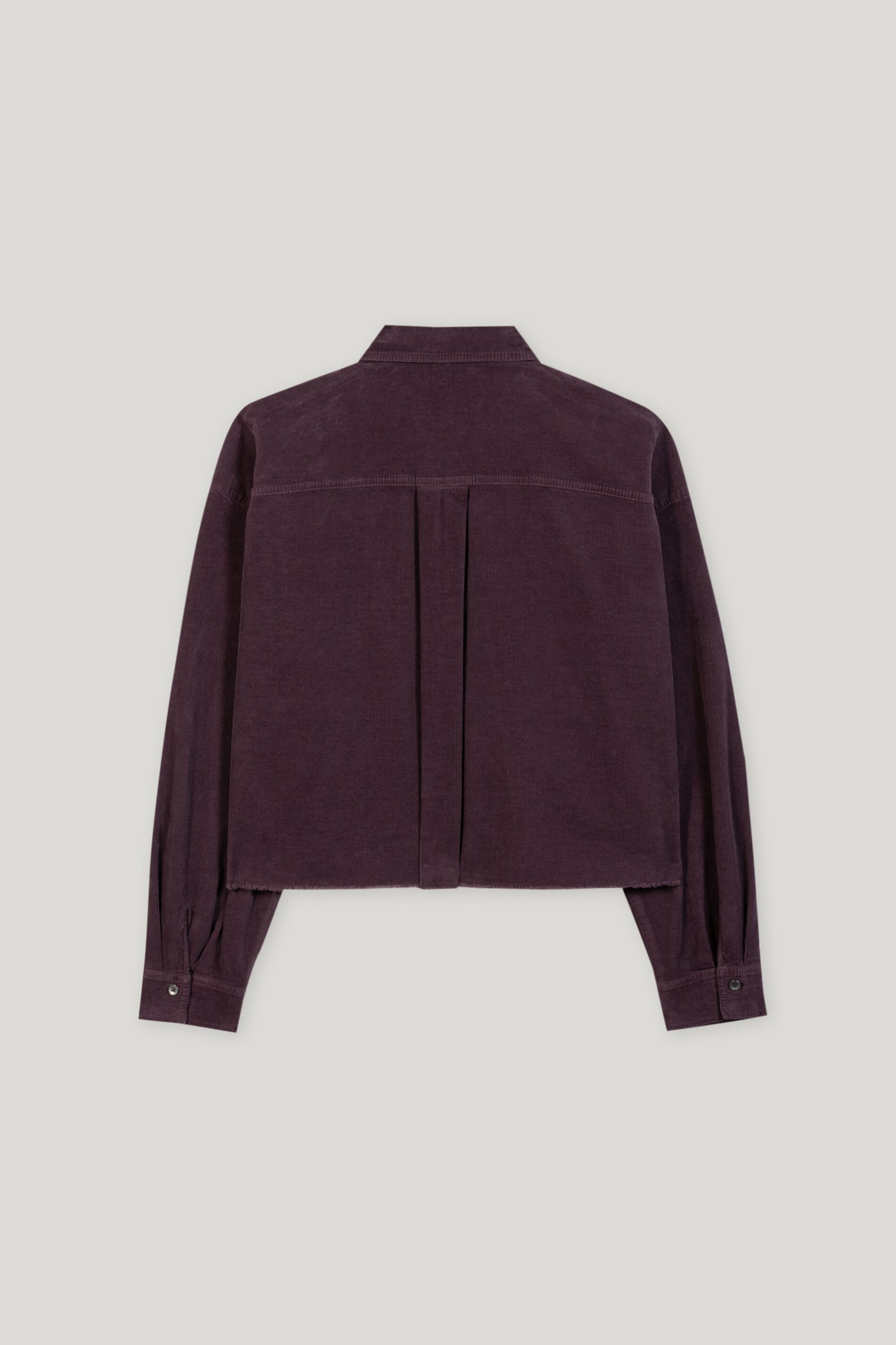 Cord-Hemd mit Fransendetails - burgundy - Standard | Artikel Rück