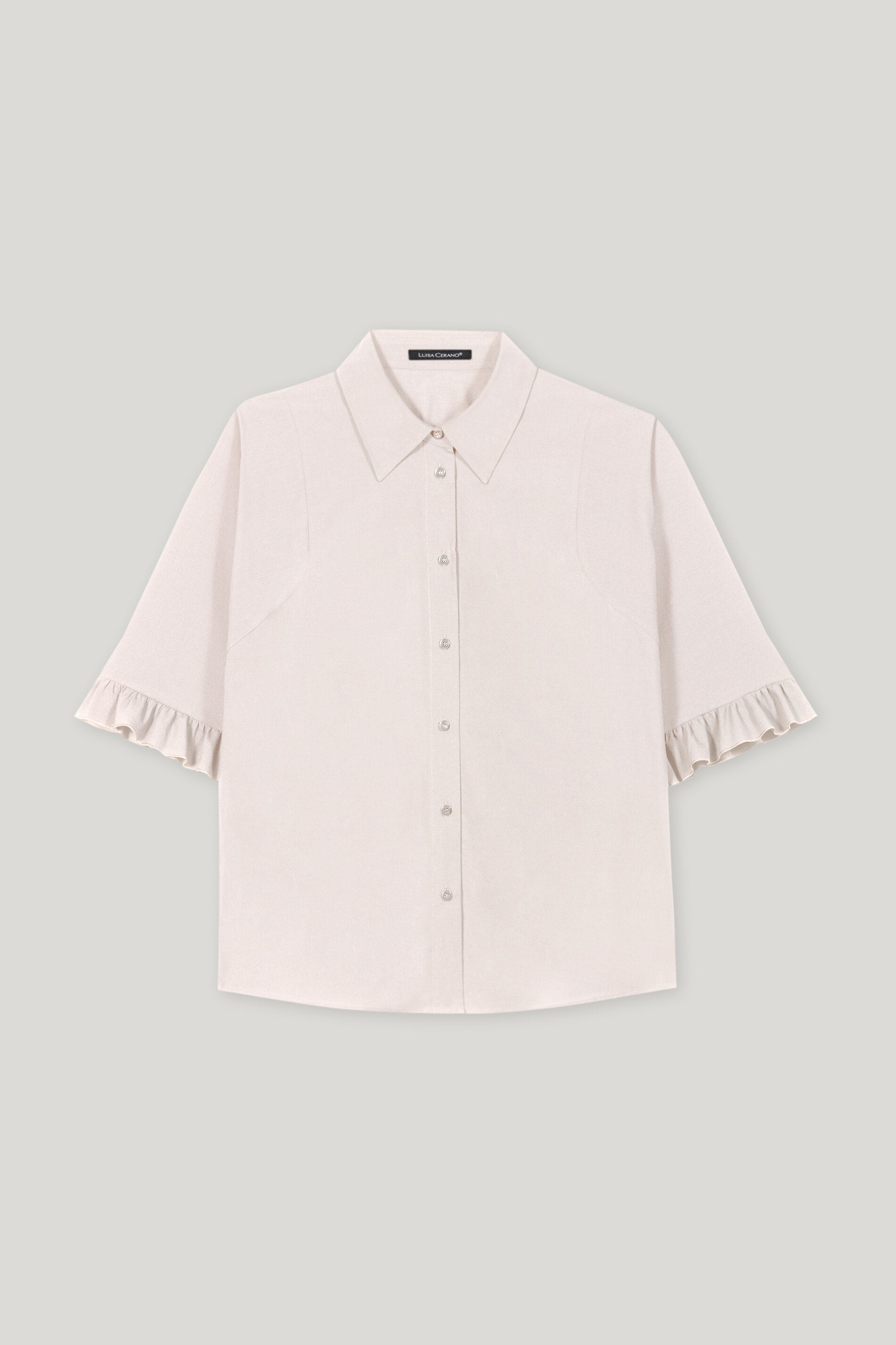 Bluse aus Baumwoll-Voile - creamy powder - Standard | Artikel Front