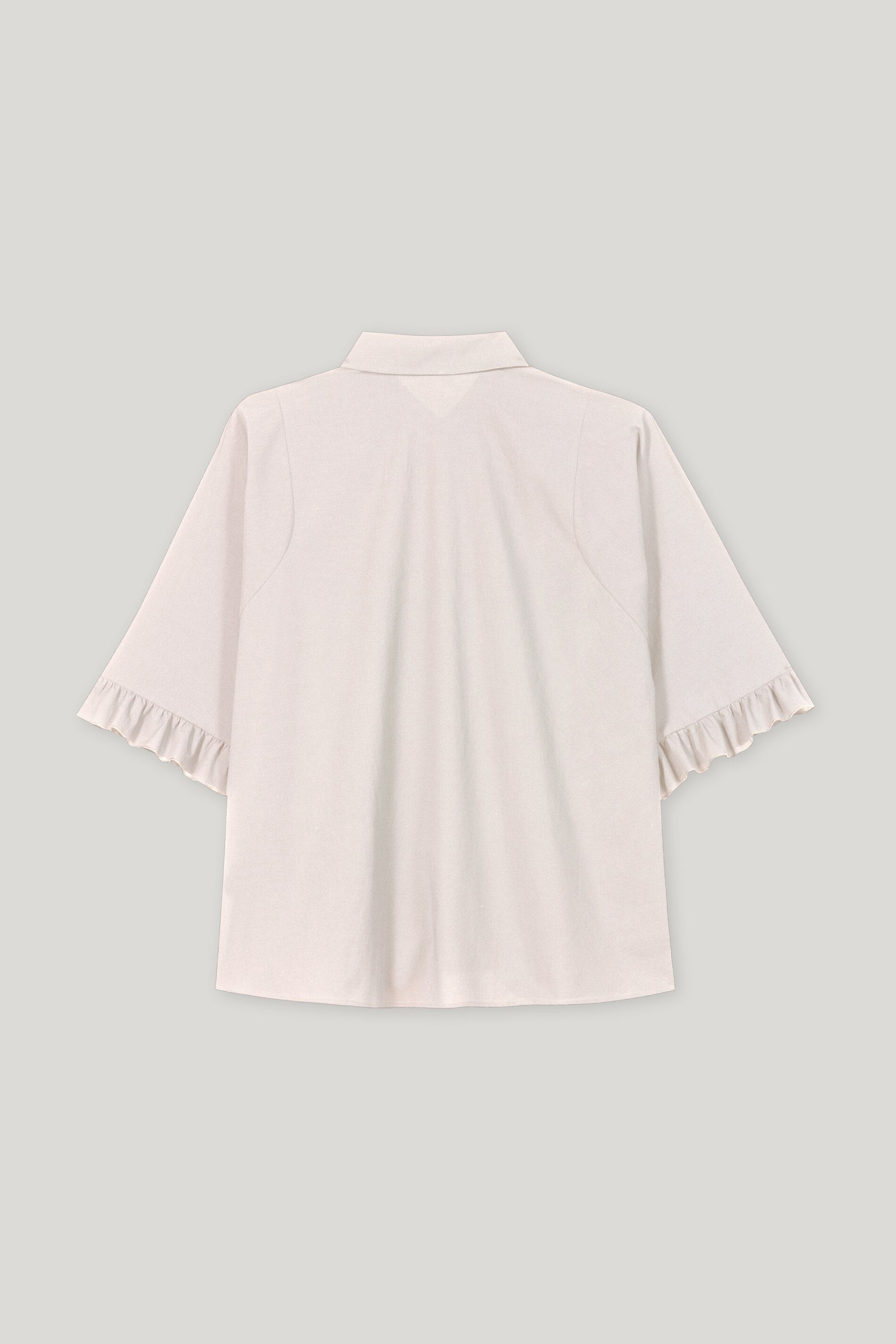 Bluse aus Baumwoll-Voile - creamy powder - Standard | Artikel Rück