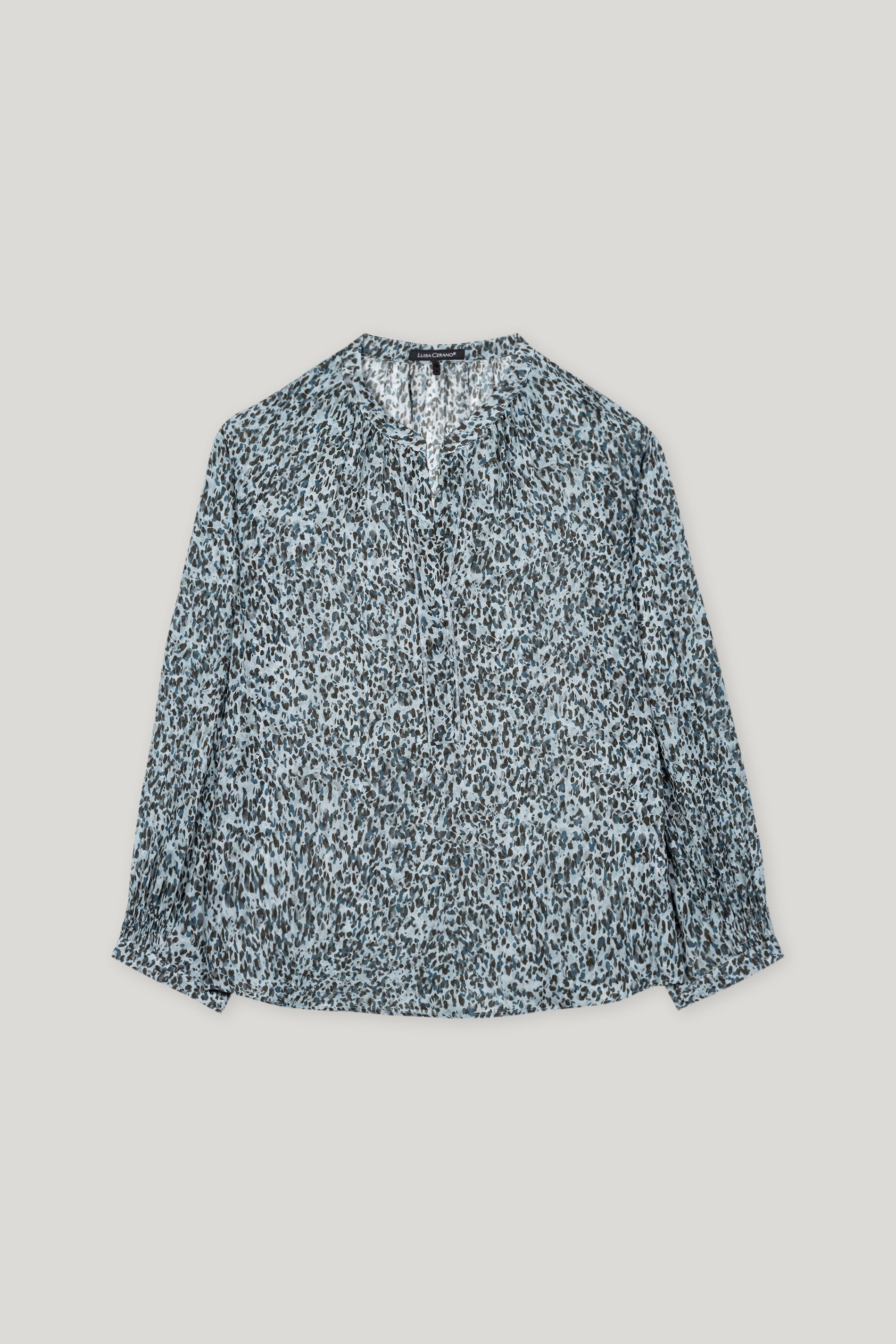 Bluse mit Animal-Print - multi - Standard | Artikel Front