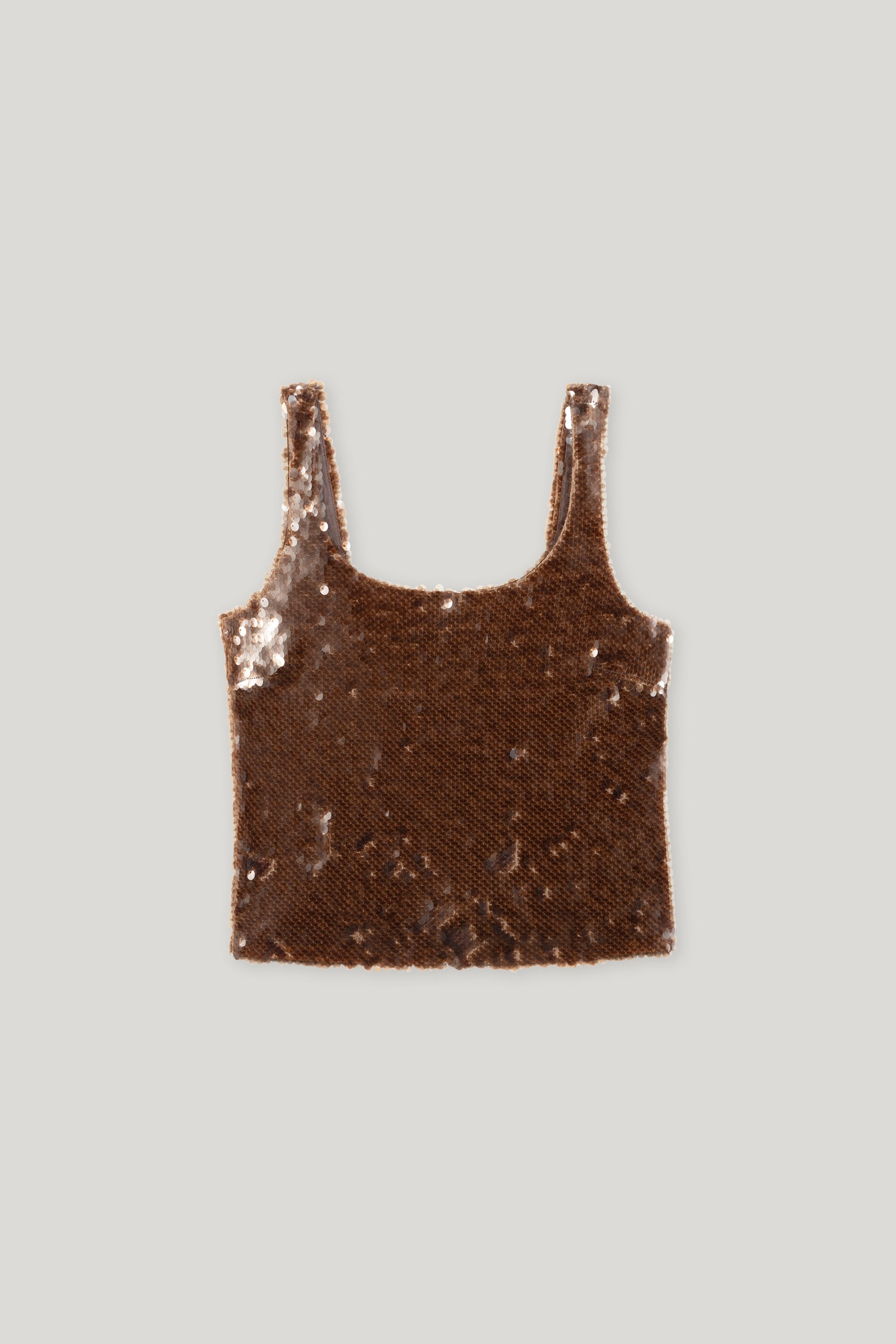 Top mit Pailletten - walnut - Standard | Artikel Front