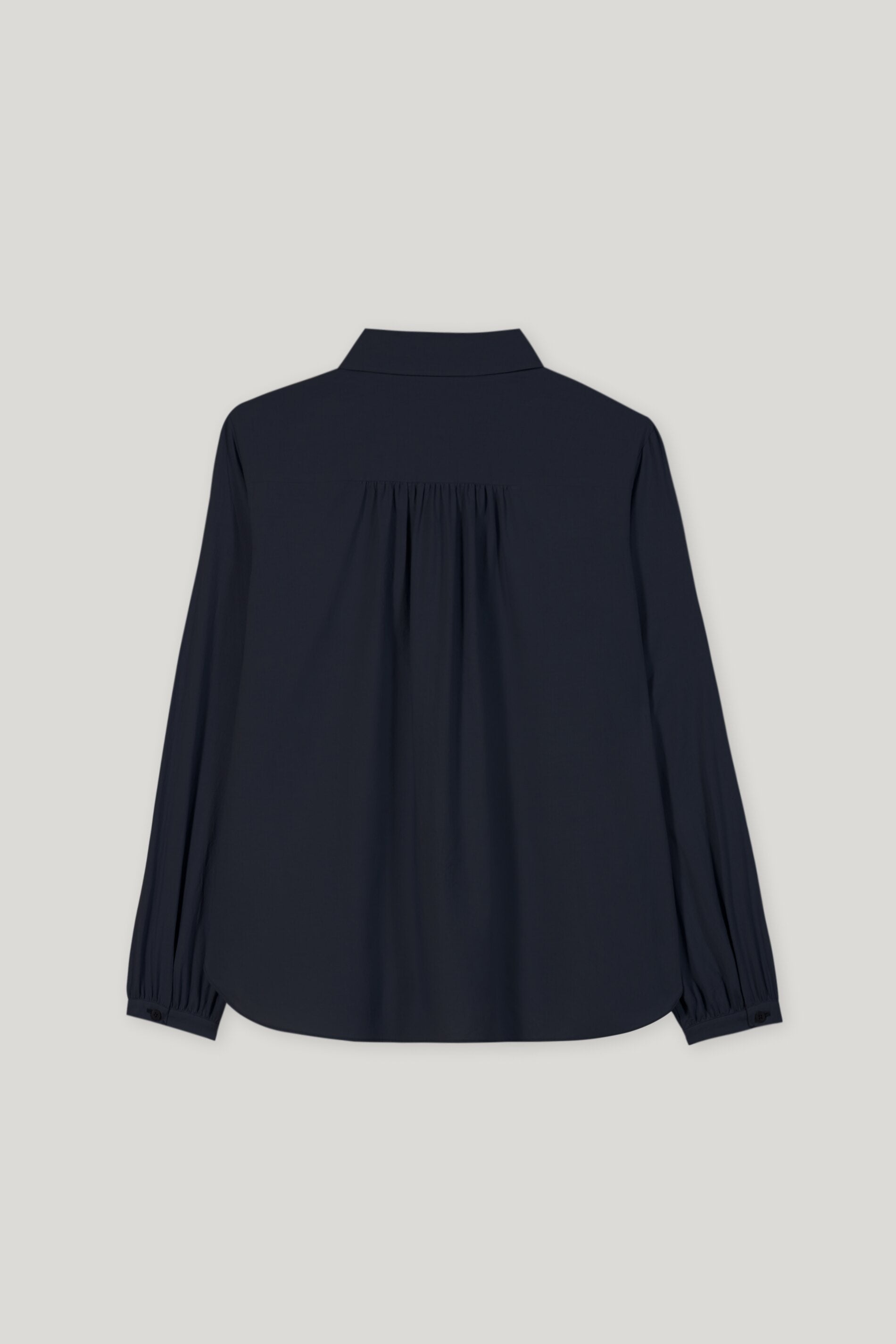 Bluse aus Baumwoll-Voile - dark blue - Standard | Artikel Rück