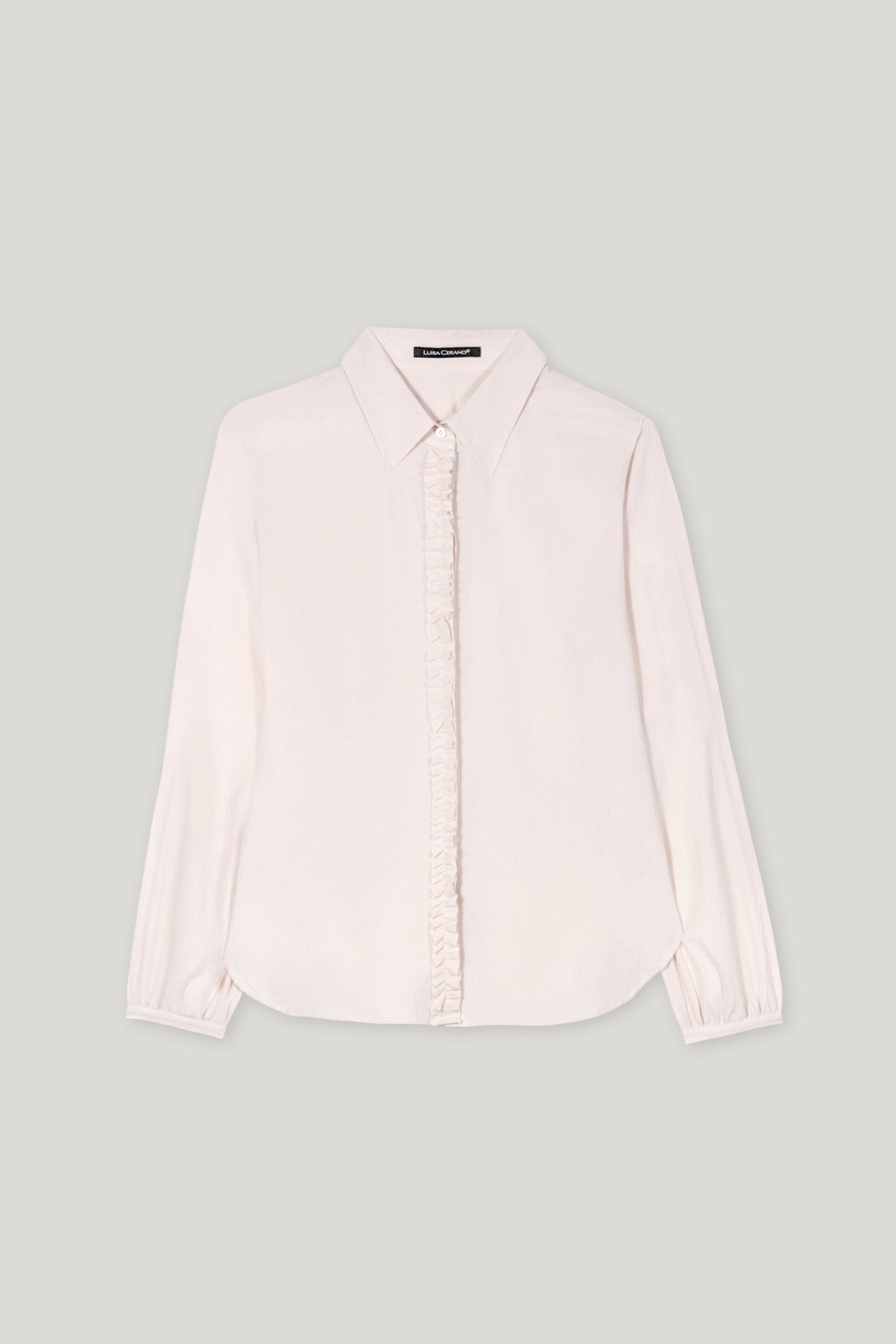 Bluse aus Baumwoll-Voile - creamy powder - Standard | Artikel Front