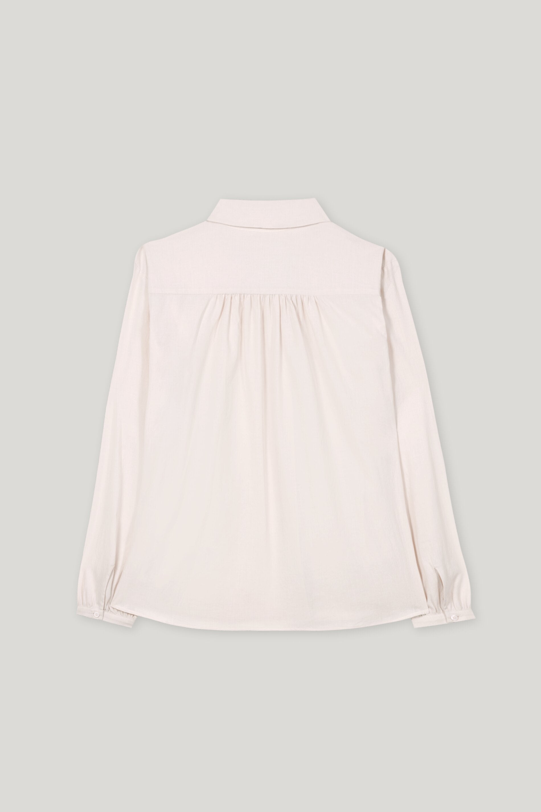 Bluse aus Baumwoll-Voile - creamy powder - Standard | Artikel Rück