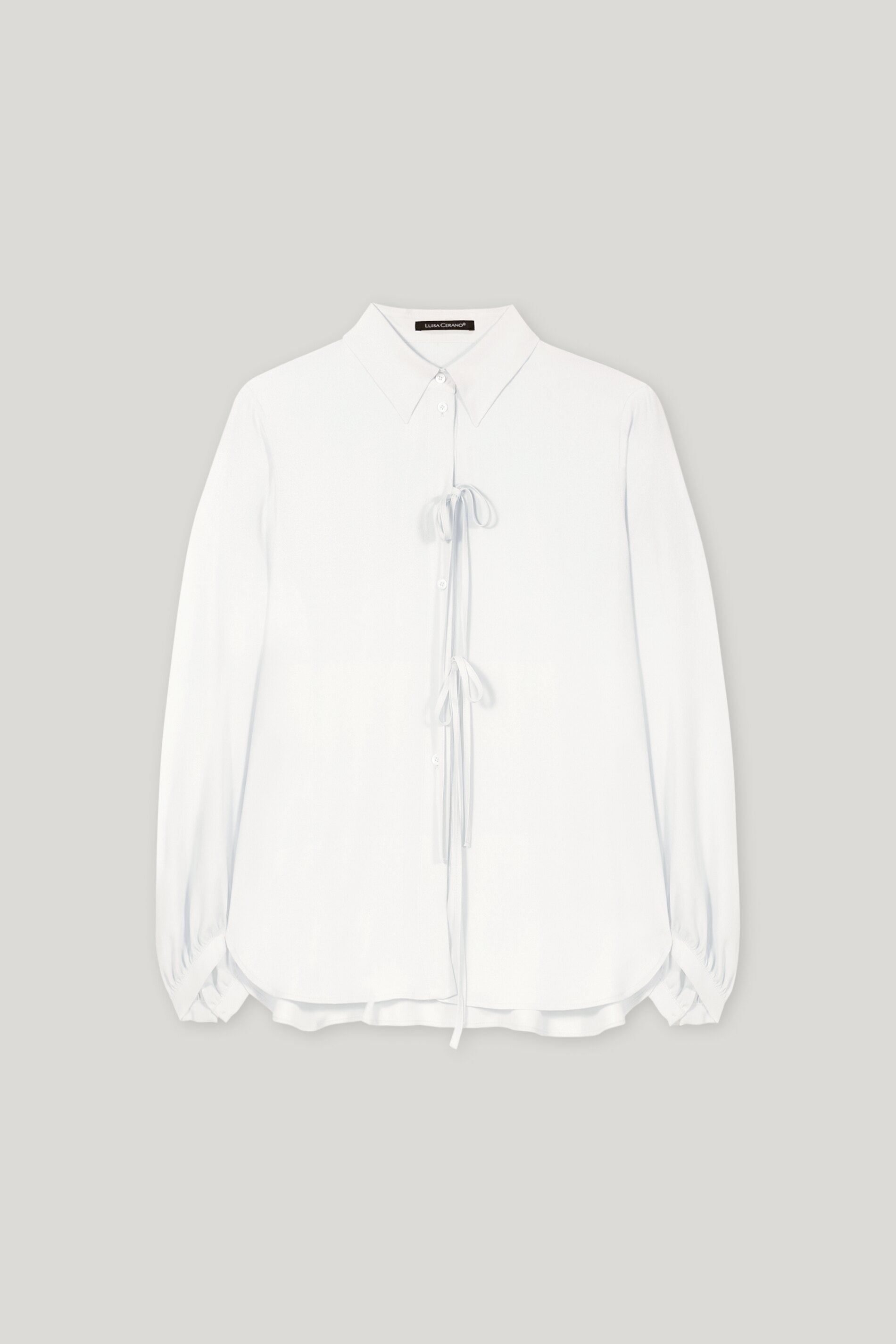 Bluse aus Seiden-Mix - off white - Standard | Artikel Front