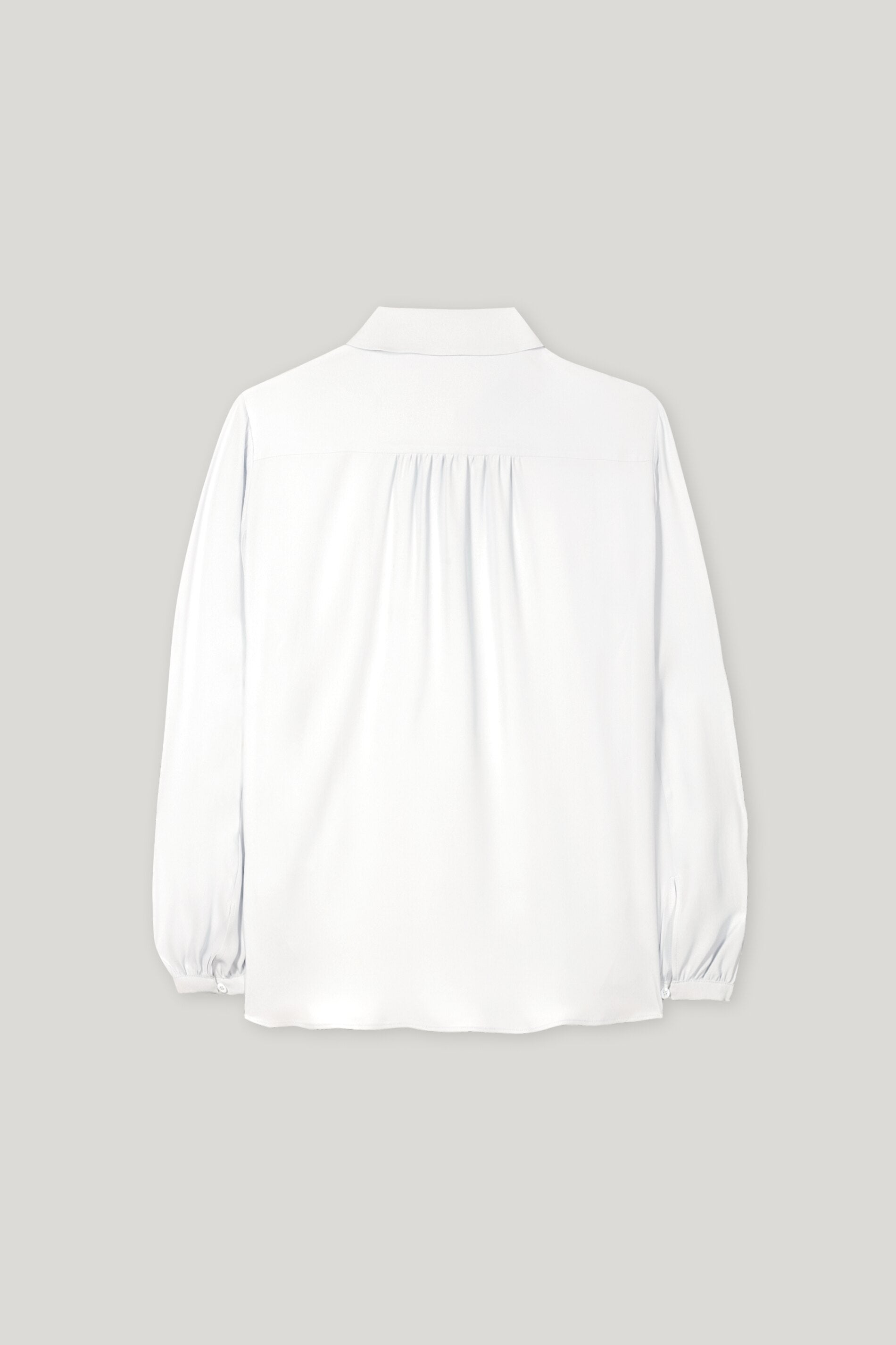 Bluse aus Seiden-Mix - off white - Standard | Artikel Rück