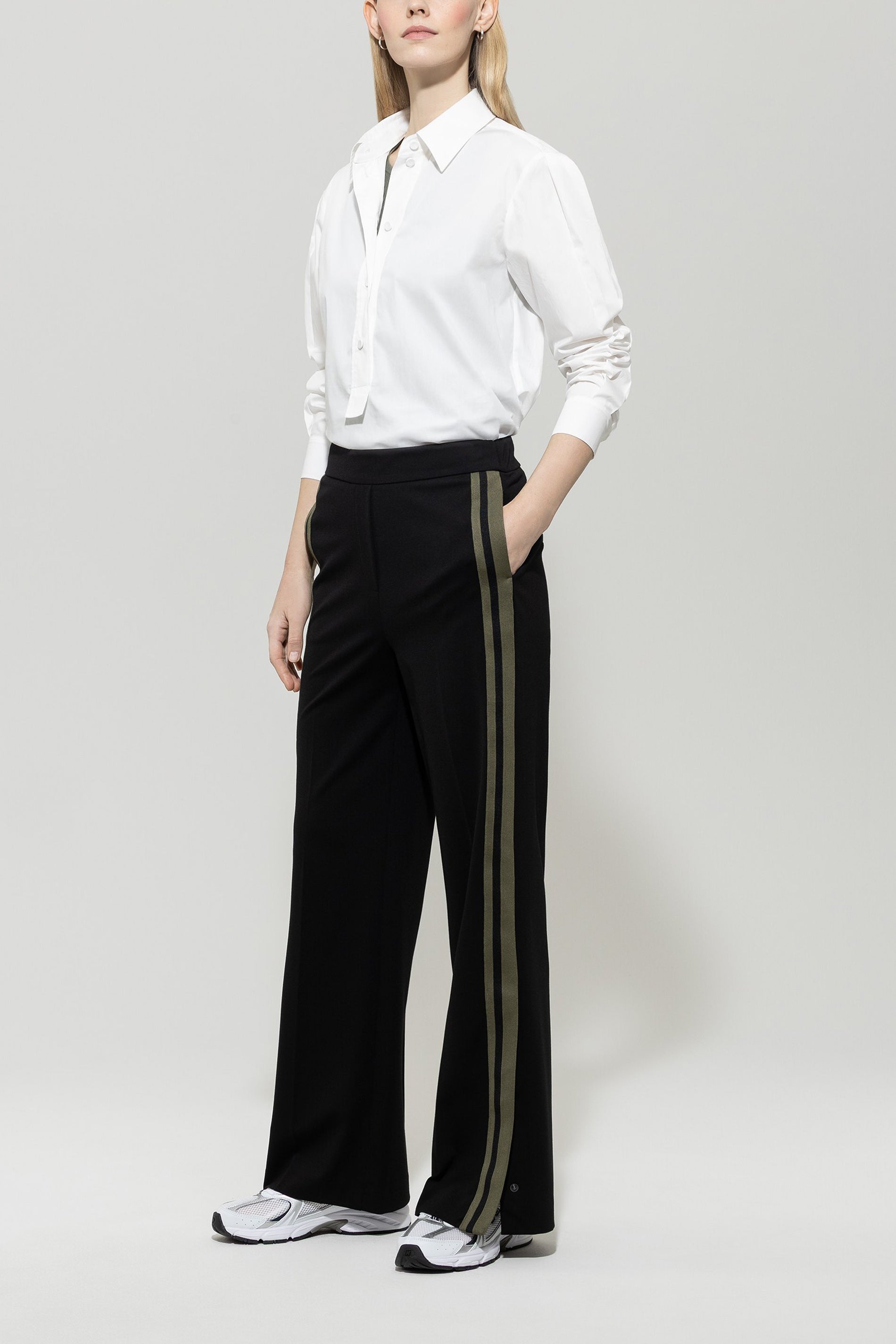 Baumwoll-Tunikabluse - bleached white - Standard | Model Front