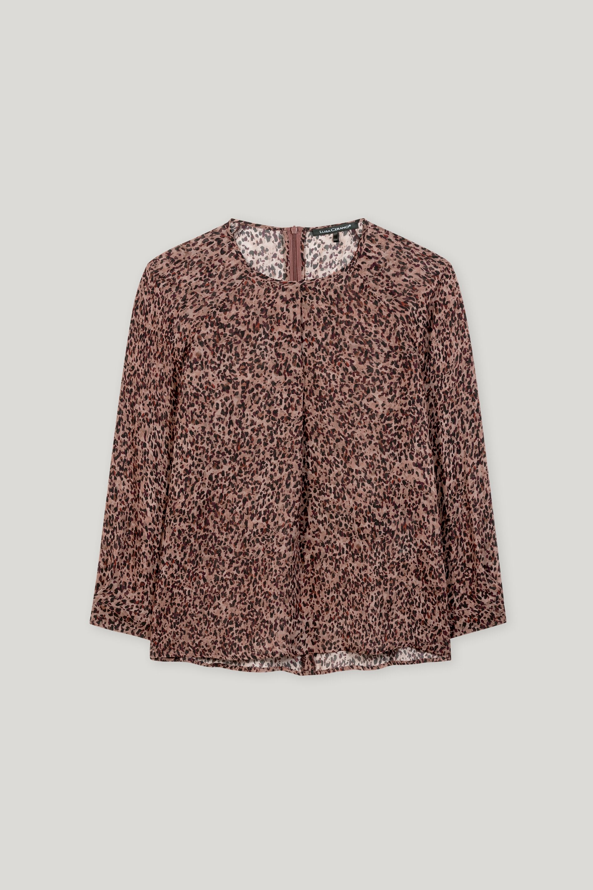Bluse mit Animal-Print - multi - Standard | Artikel Front