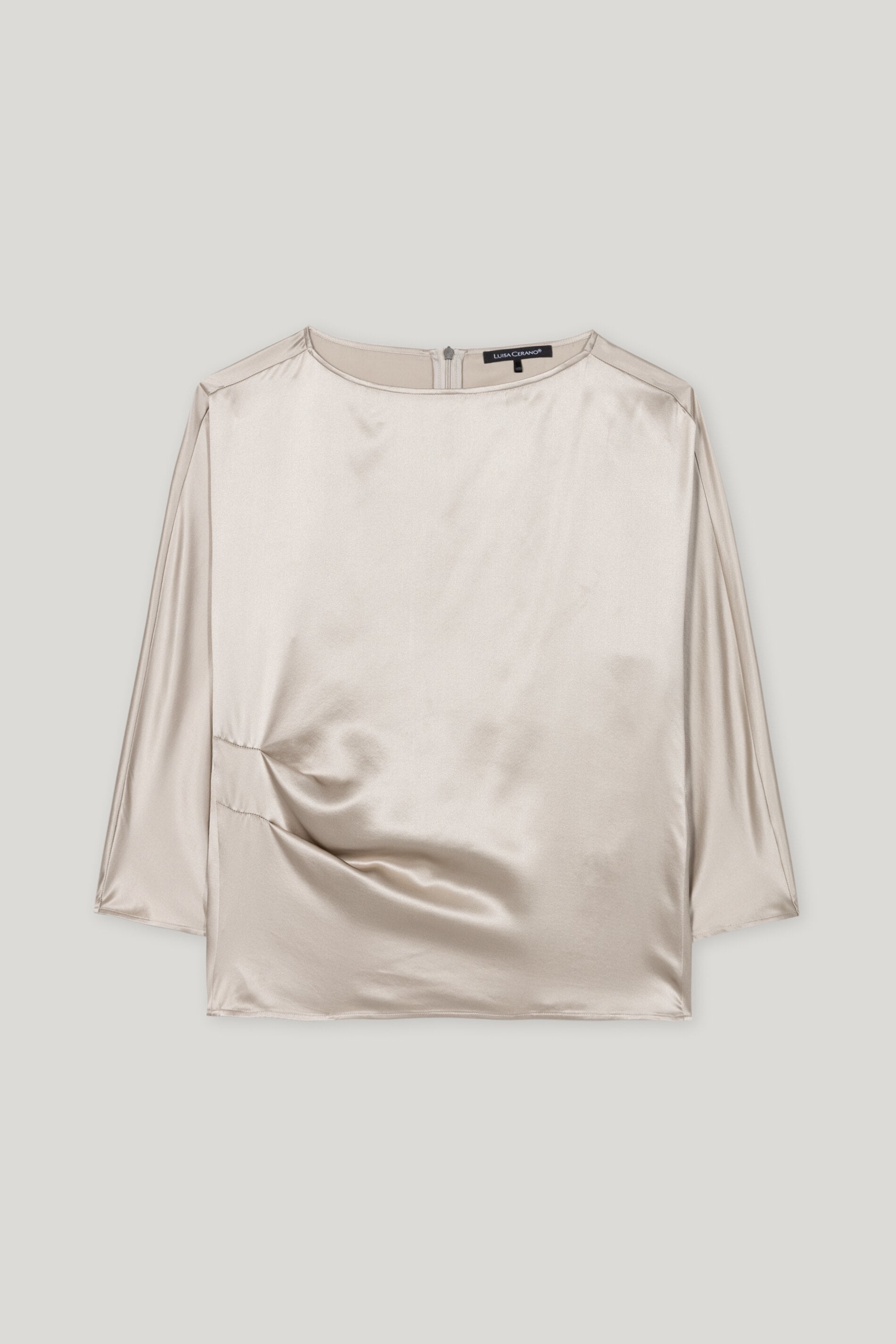 Seidenbluse mit Kimonoarm - oyster - Standard | Artikel Front