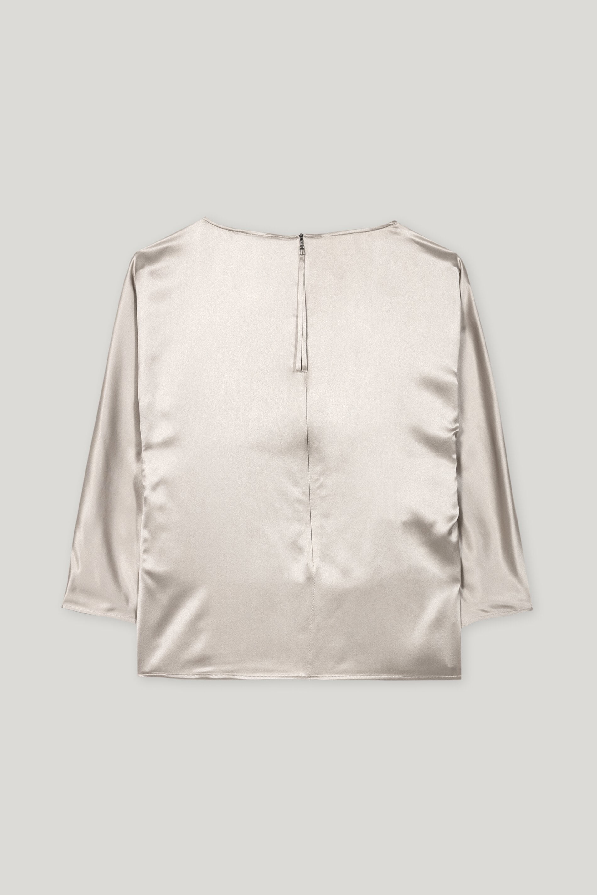 Seidenbluse mit Kimonoarm - oyster - Standard | Artikel Rück