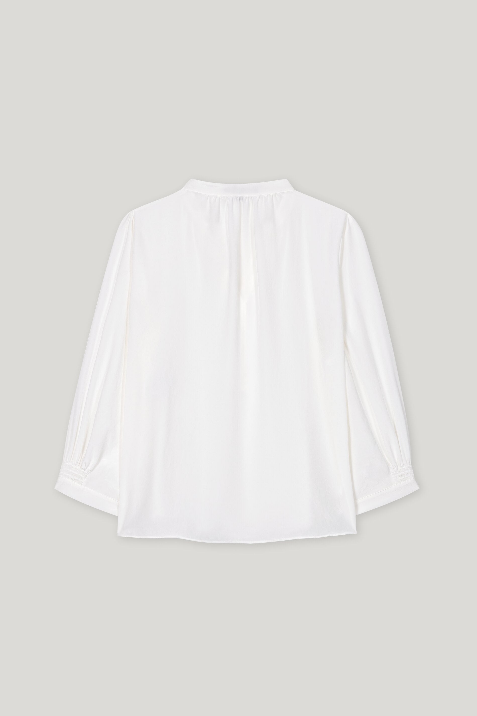 Bluse mit Smokdetail - off white - Standard | Artikel Rück