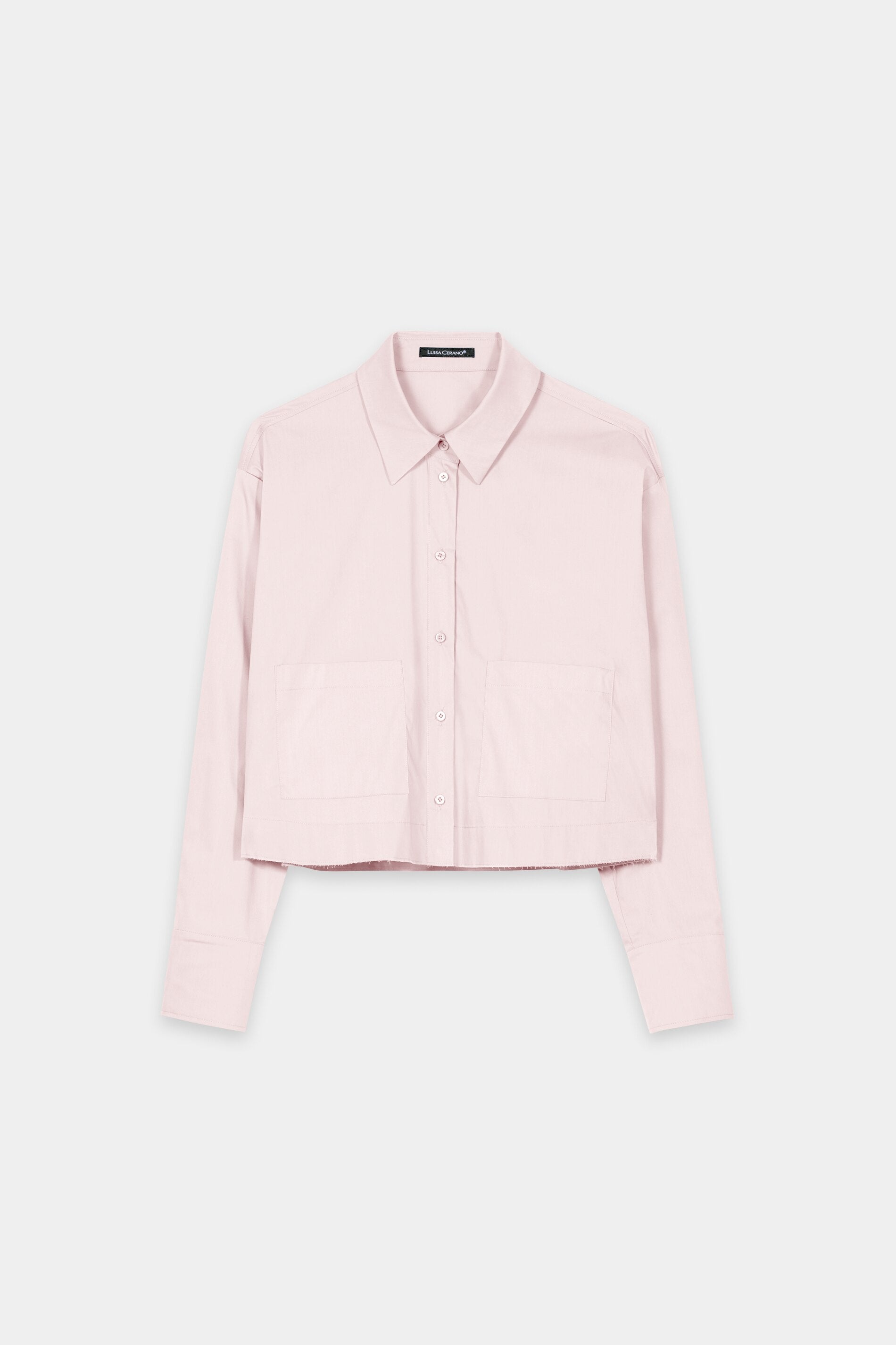 Hemdbluse aus Baumwoll-Mix - creamy blush - Standard | Artikel Front