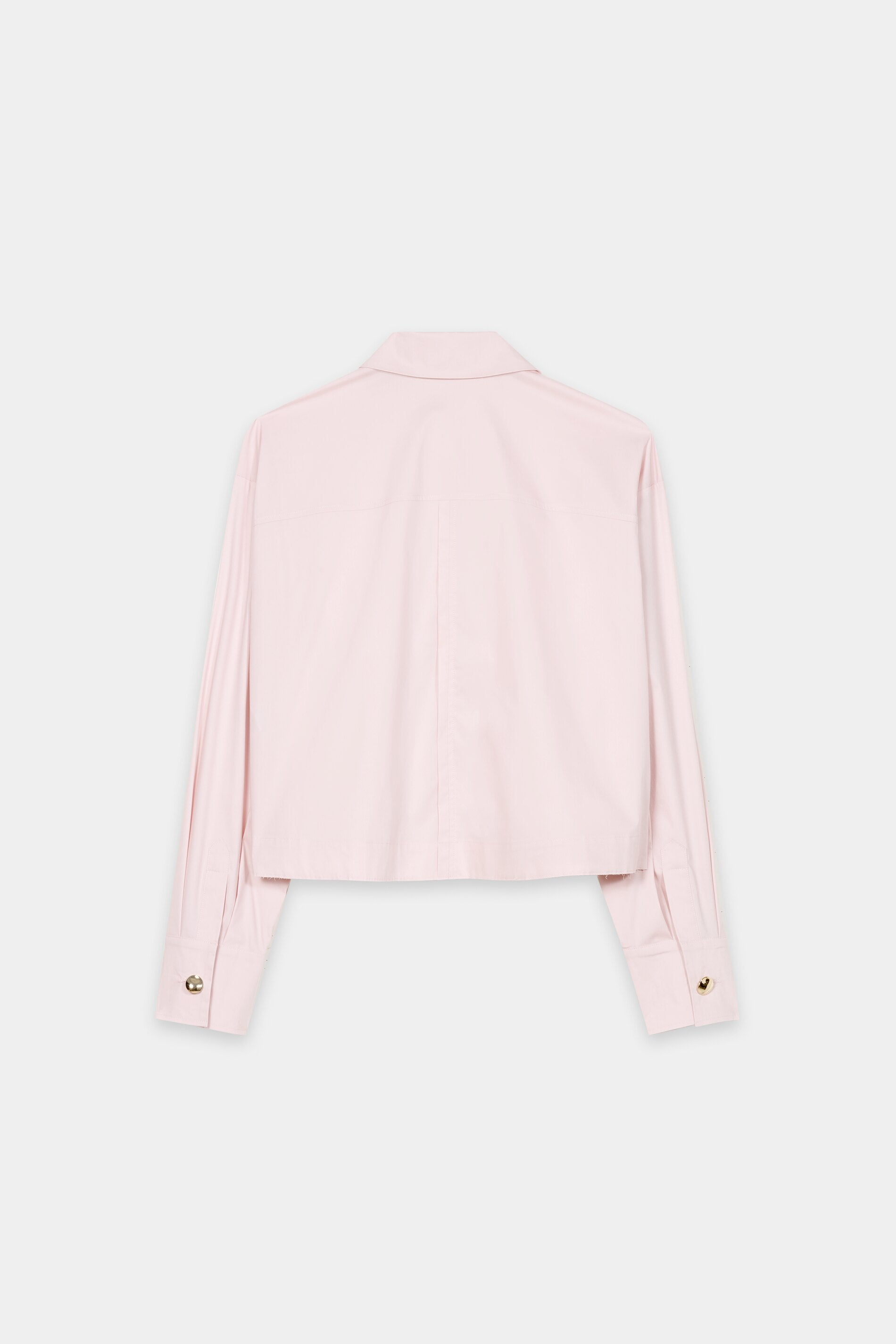 Hemdbluse aus Baumwoll-Mix - creamy blush - Standard | Artikel Rück