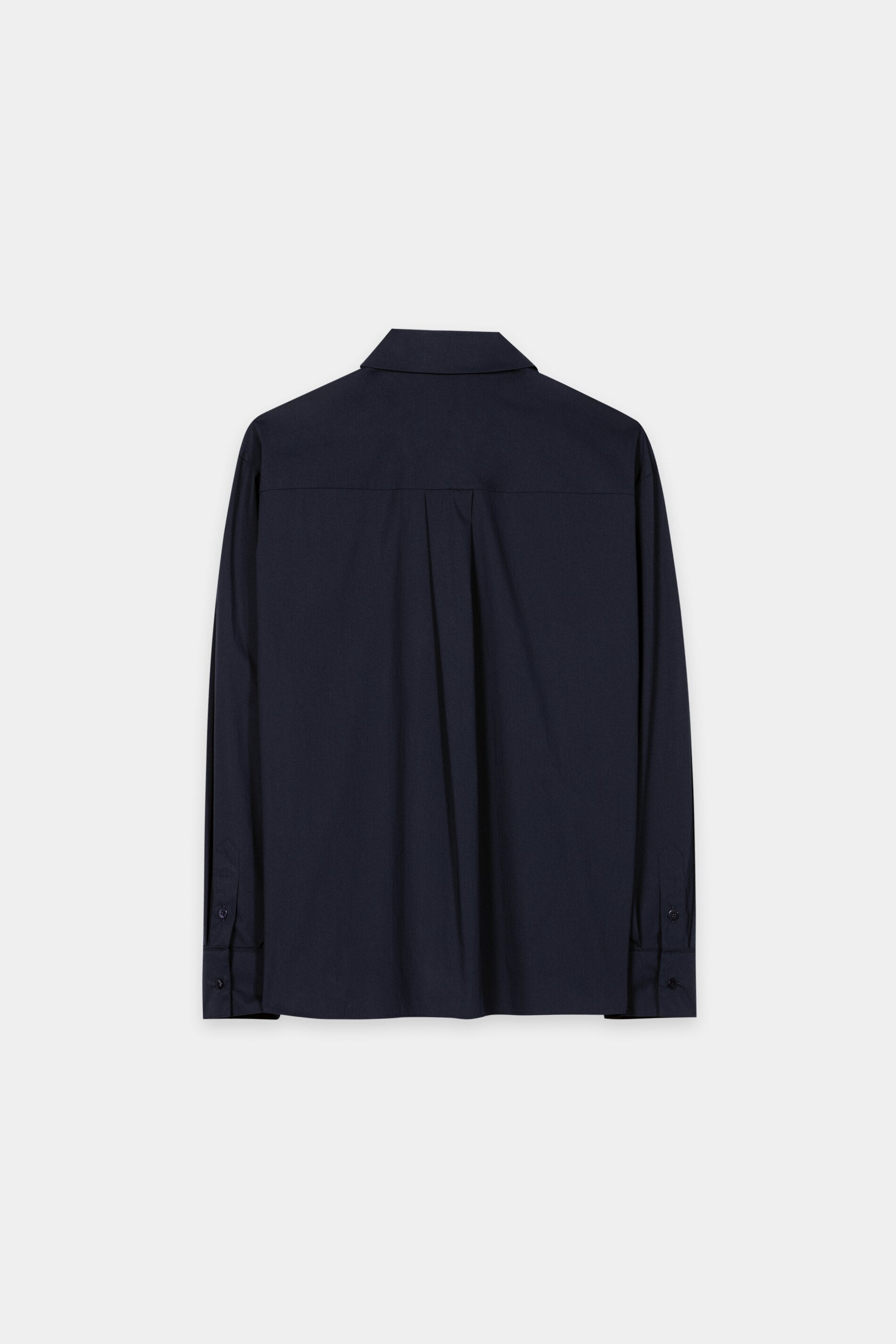 Hemdbluse mit Ajour-Stickerei - navy blue - Standard | Artikel Rück