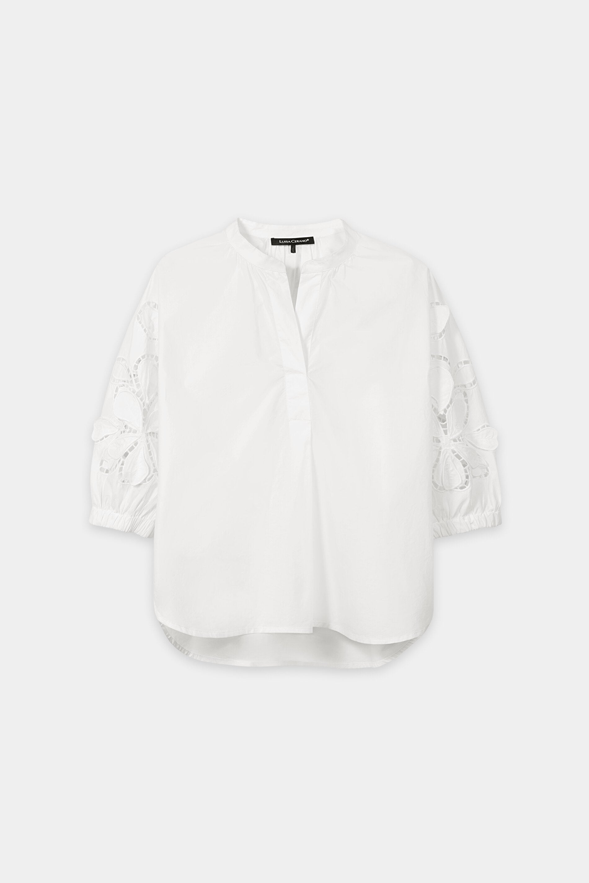 Bluse mit Lochstickerei - white - Standard | Artikel Front